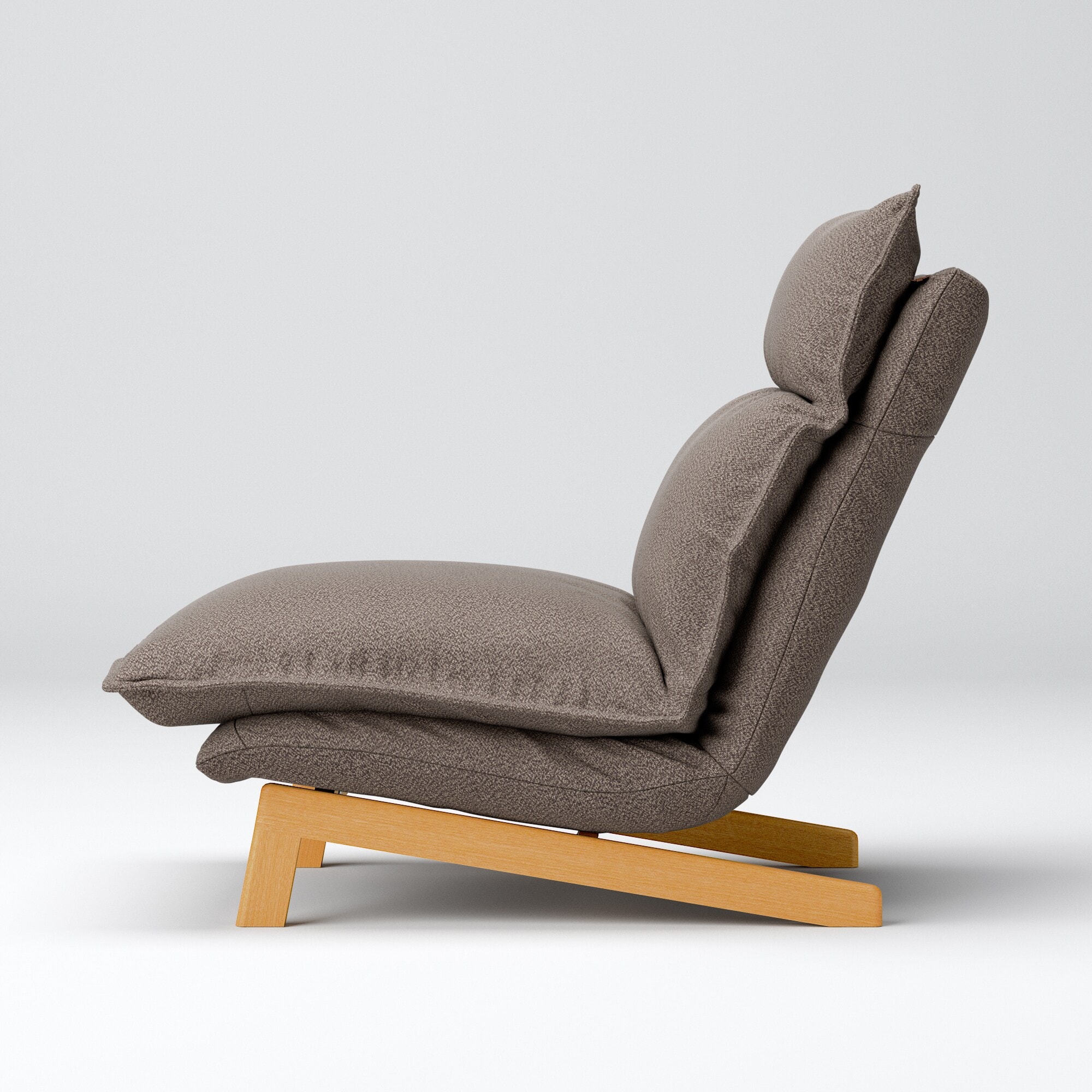 【カバー】綿太番手ハイバックリクライニングソファ・１シーター用カバー