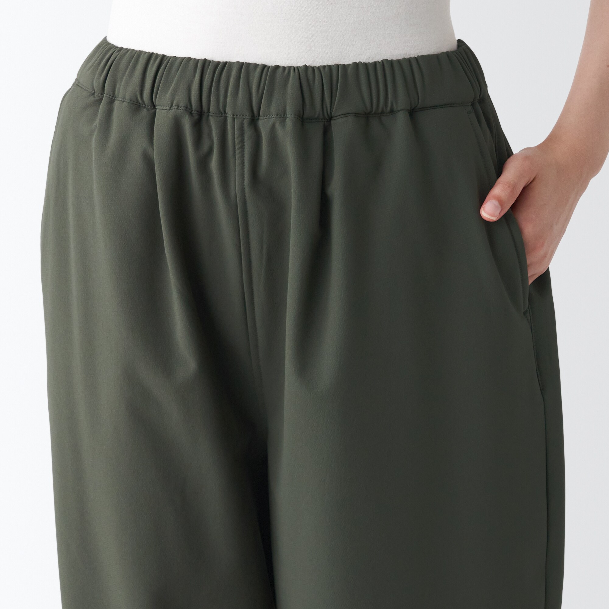 裏起毛ワイドパンツ