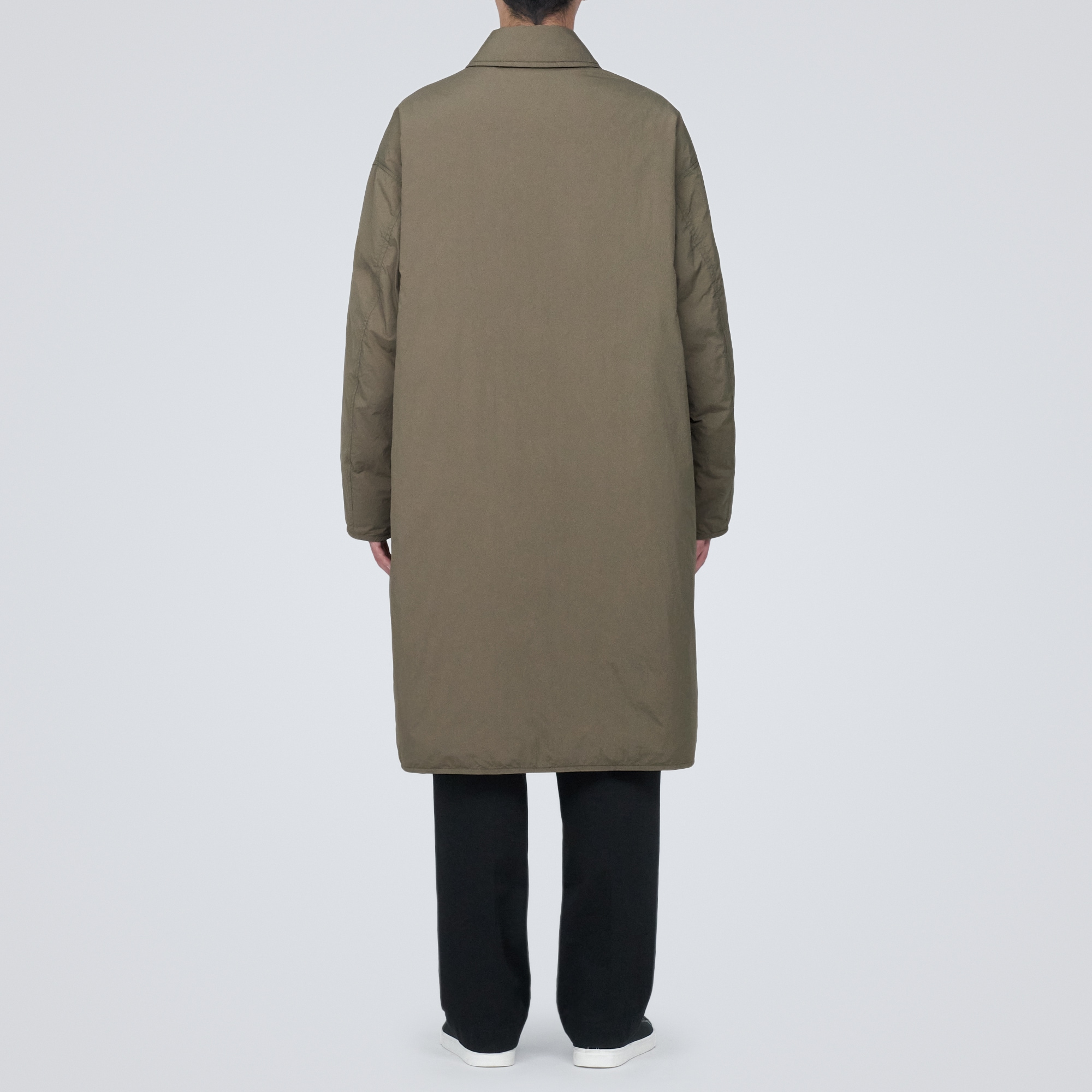 軽量ダウンステンカラーコート（帯電防止裏地）