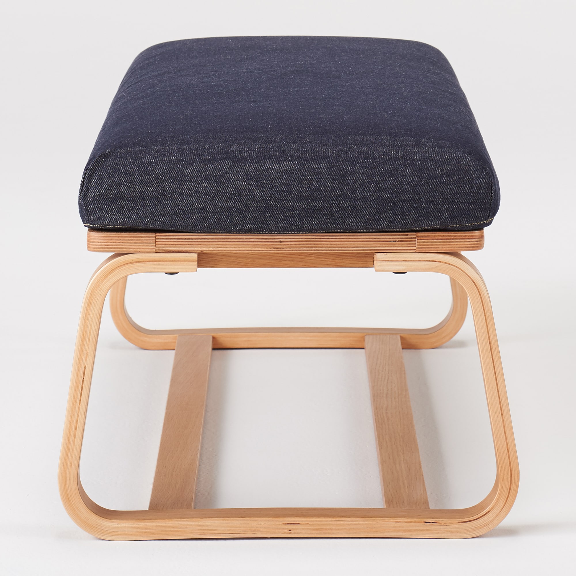 【カバー】綿デニムリビングでもダイニングでもつかえるベンチ・１用カバー