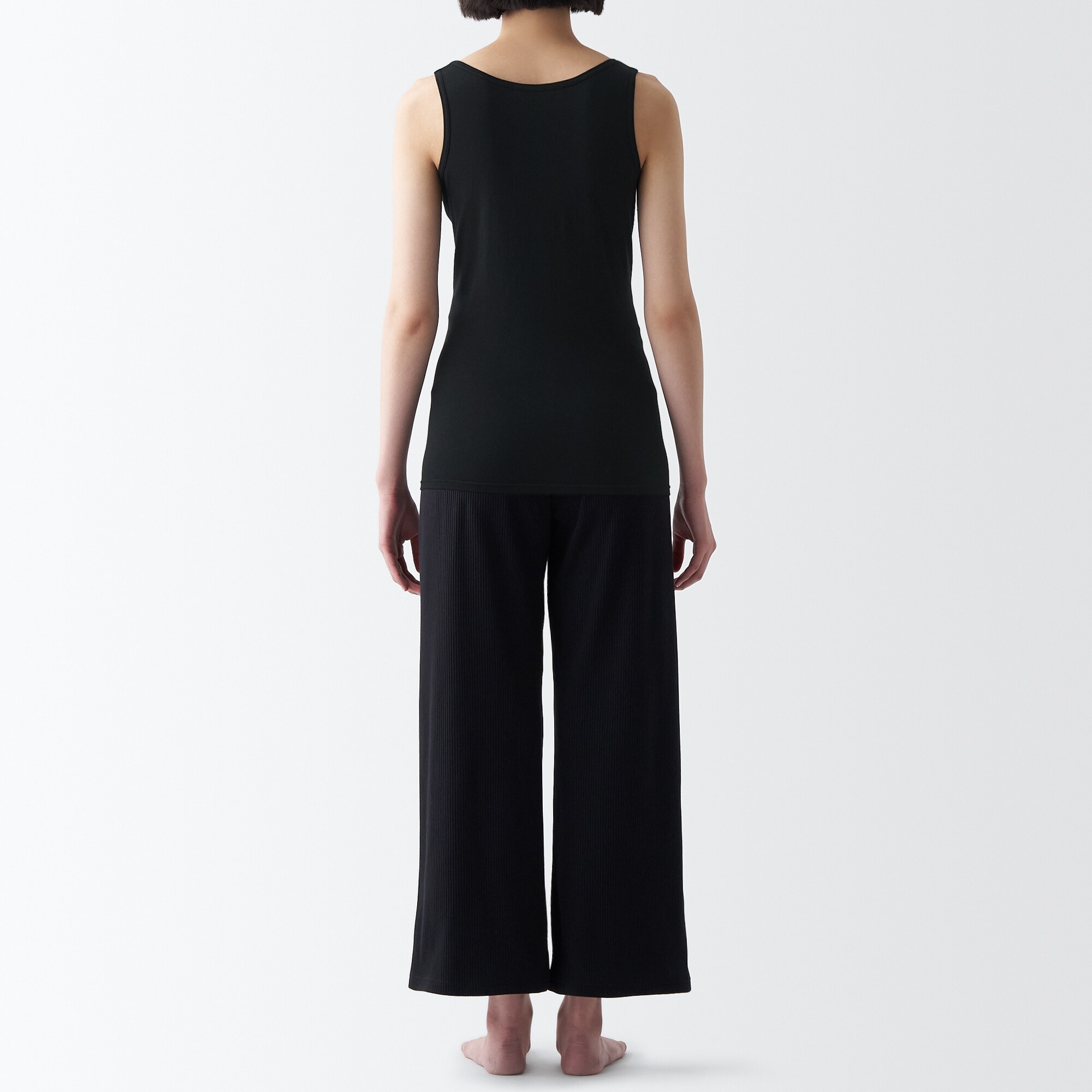 シルク混　授乳に便利なカップ入りタンクトップ（マタニティ）