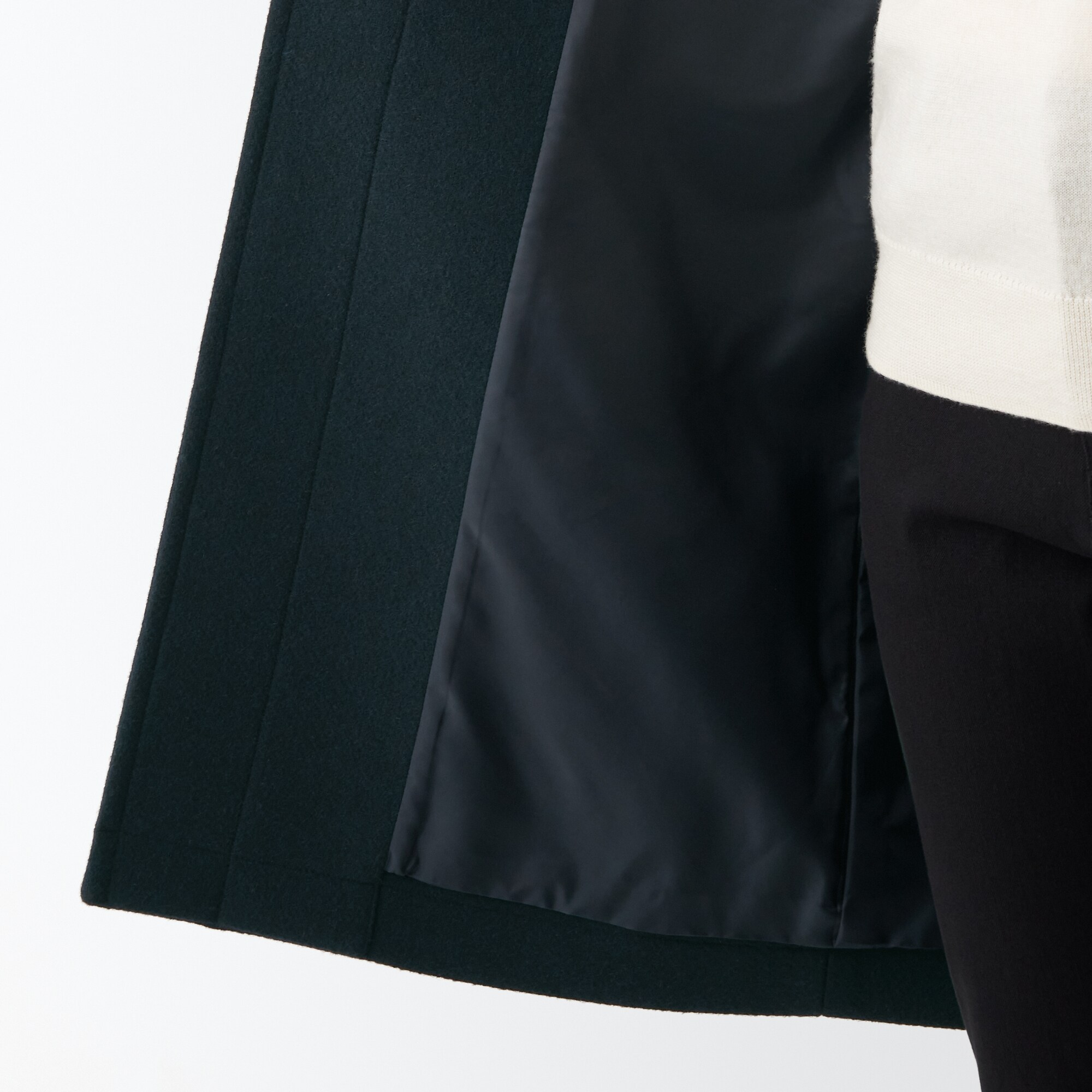 ウール混ダッフルコート