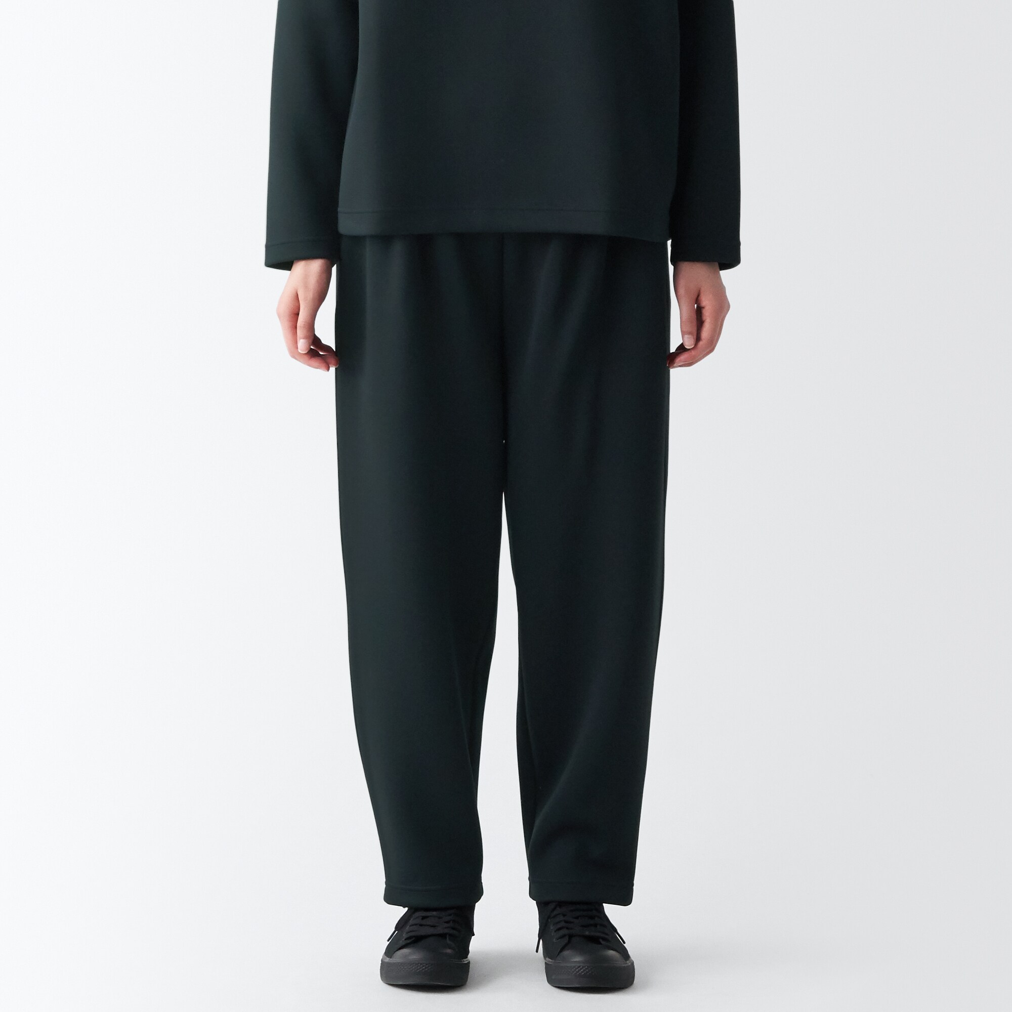 二重編みスウェットパンツ