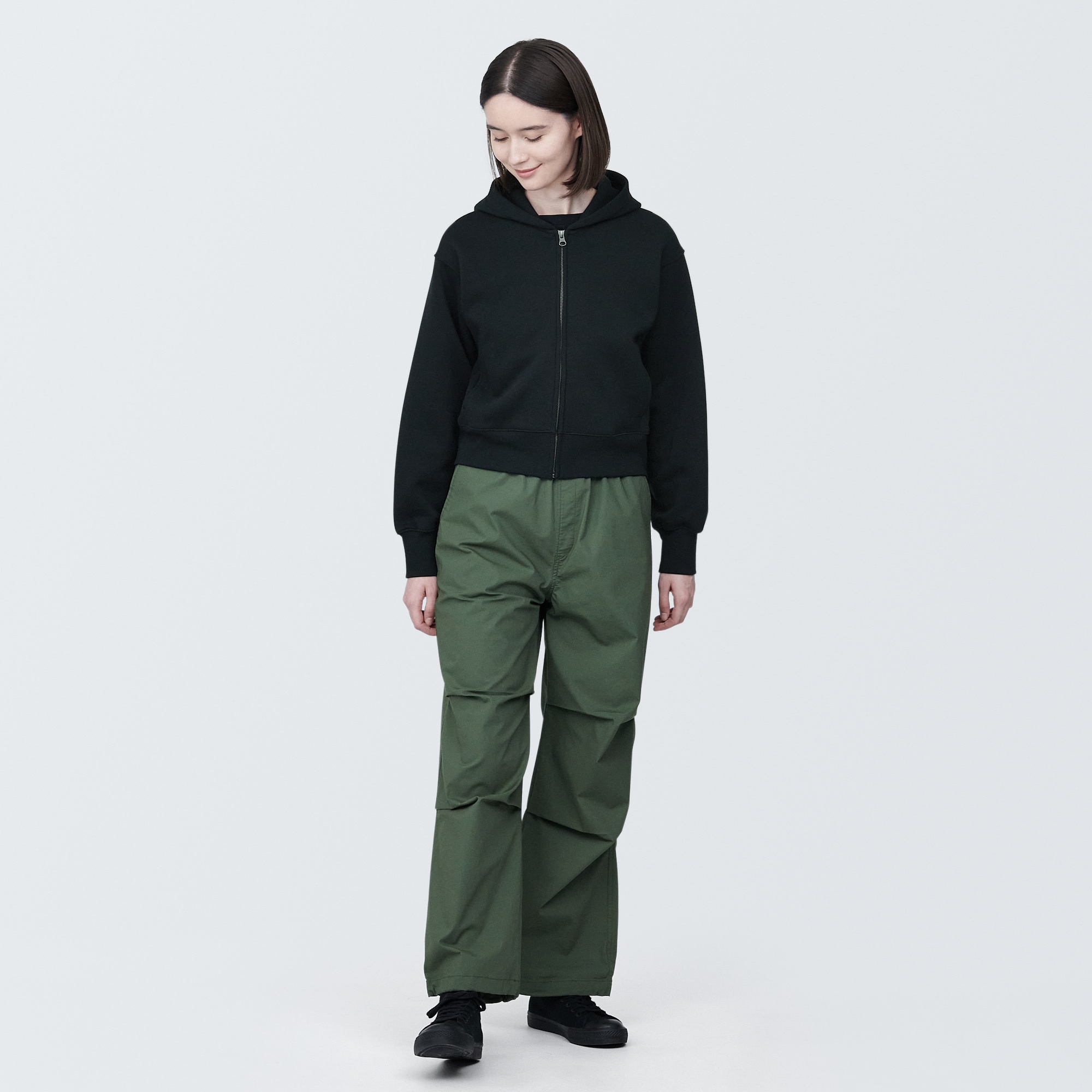 婦人　スウェットフルジップパーカ
