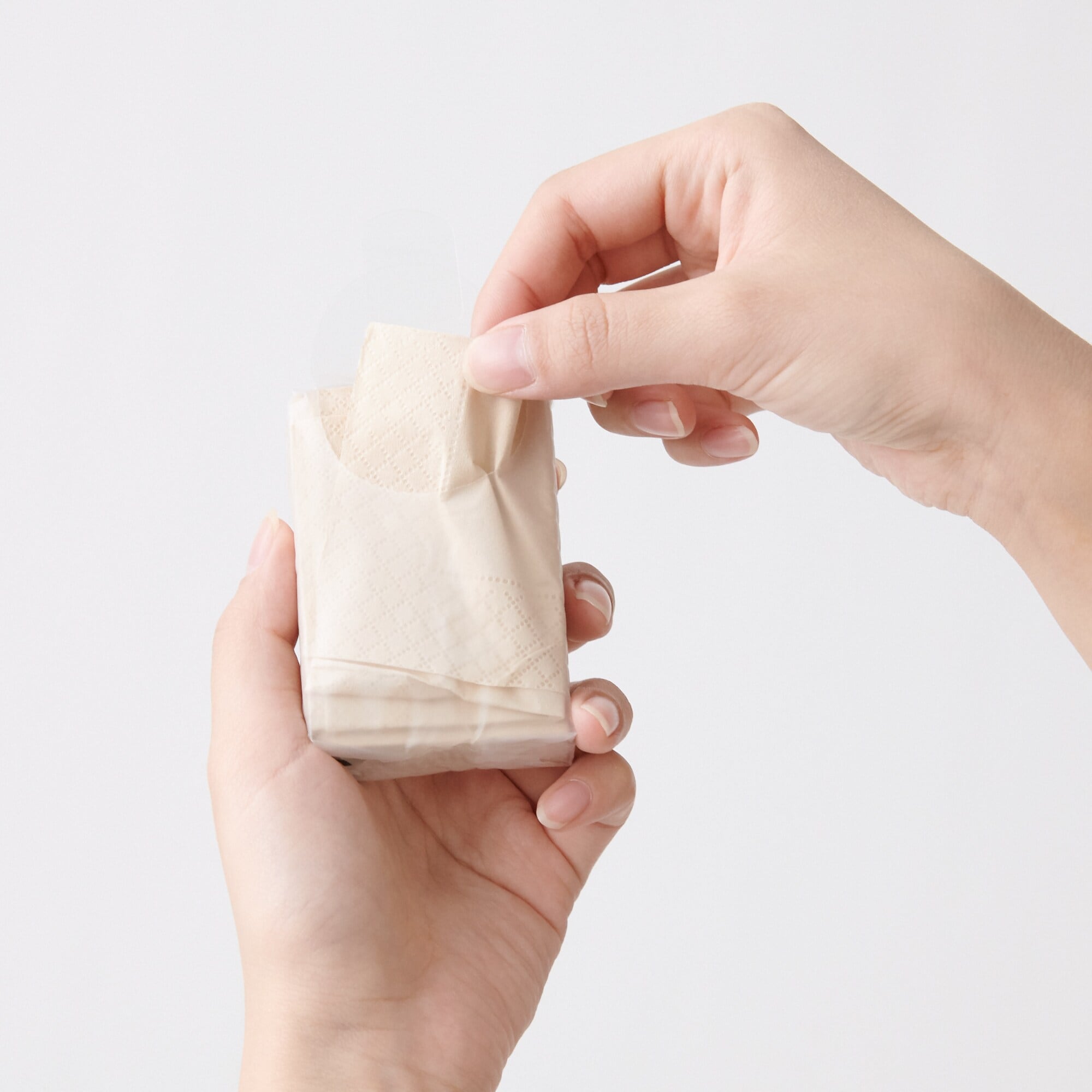 竹１００％携帯用ペーパーナプキン　６個　１０組（３０枚）