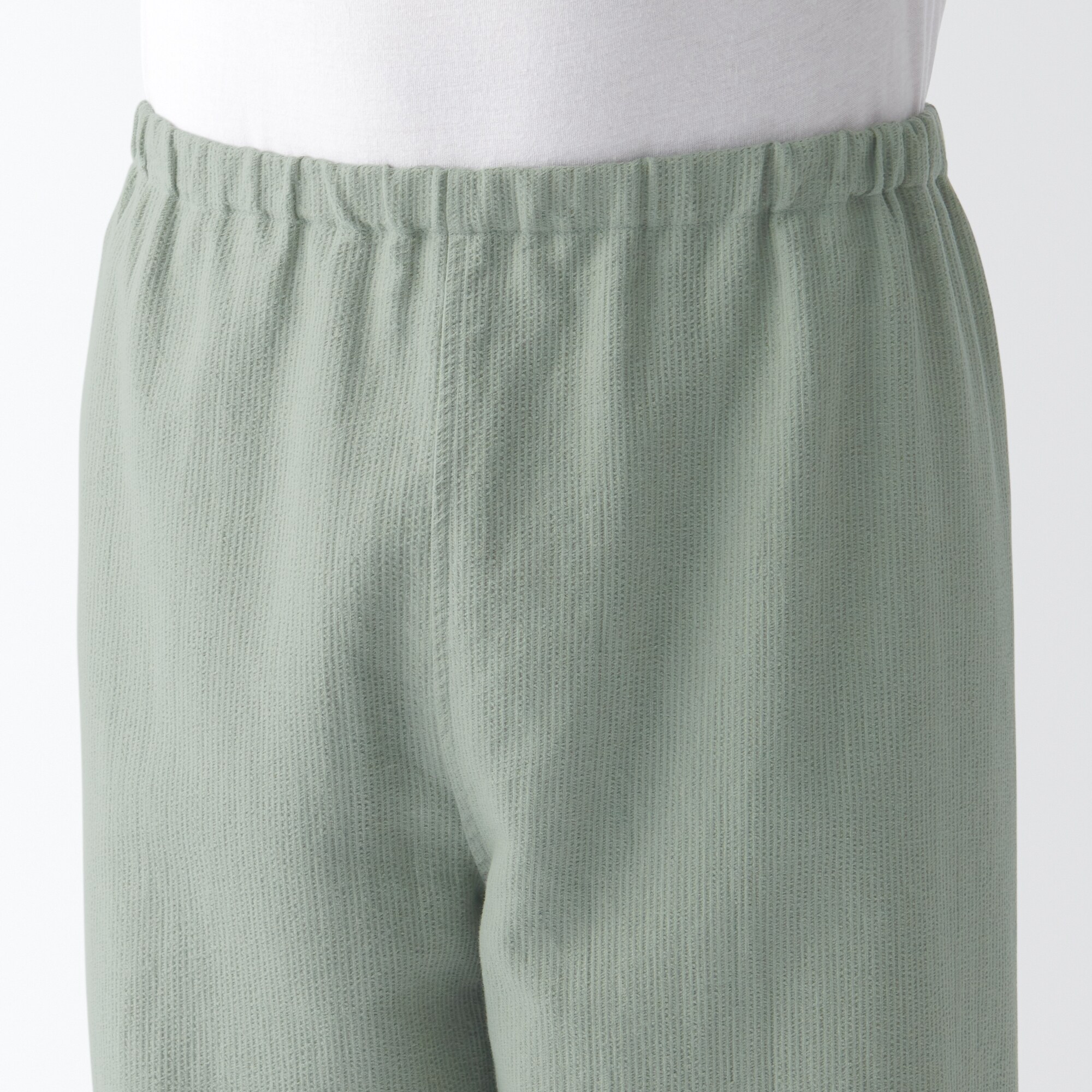 紳士　木の実から作ったカポック混　スキッパーパジャマ