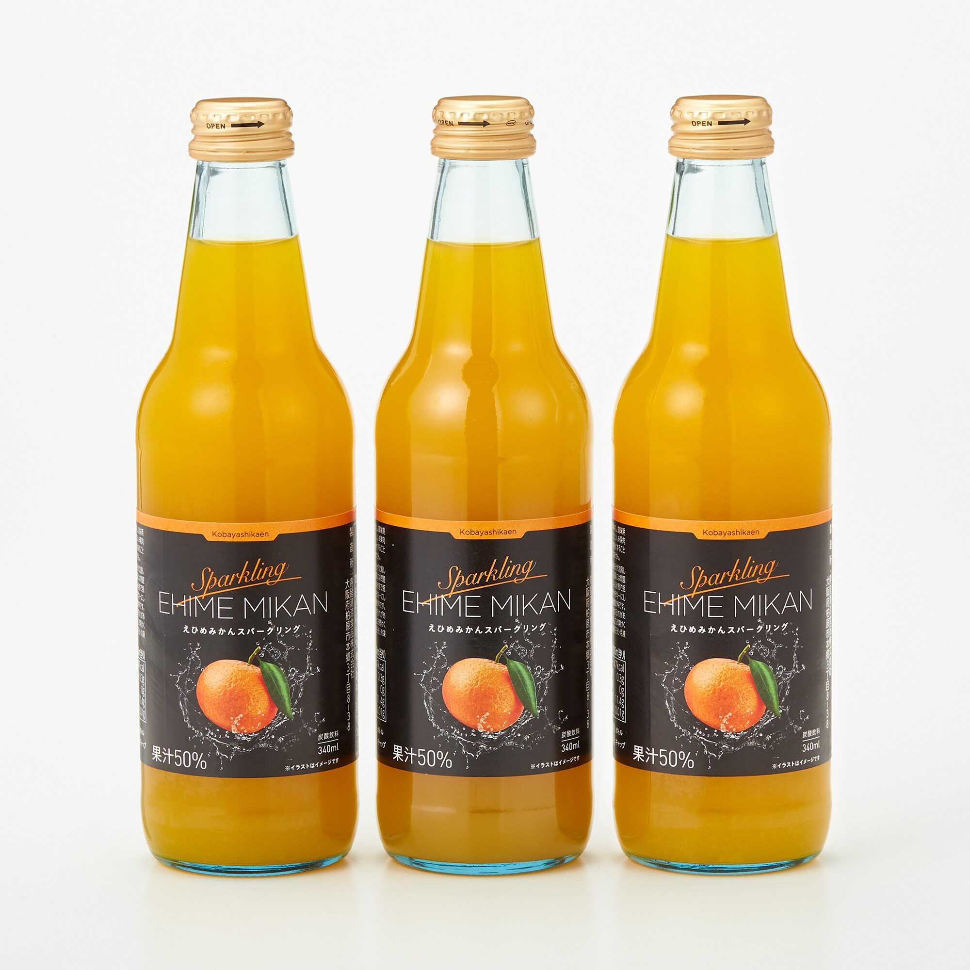 小林果園の「スパークリングジュース」