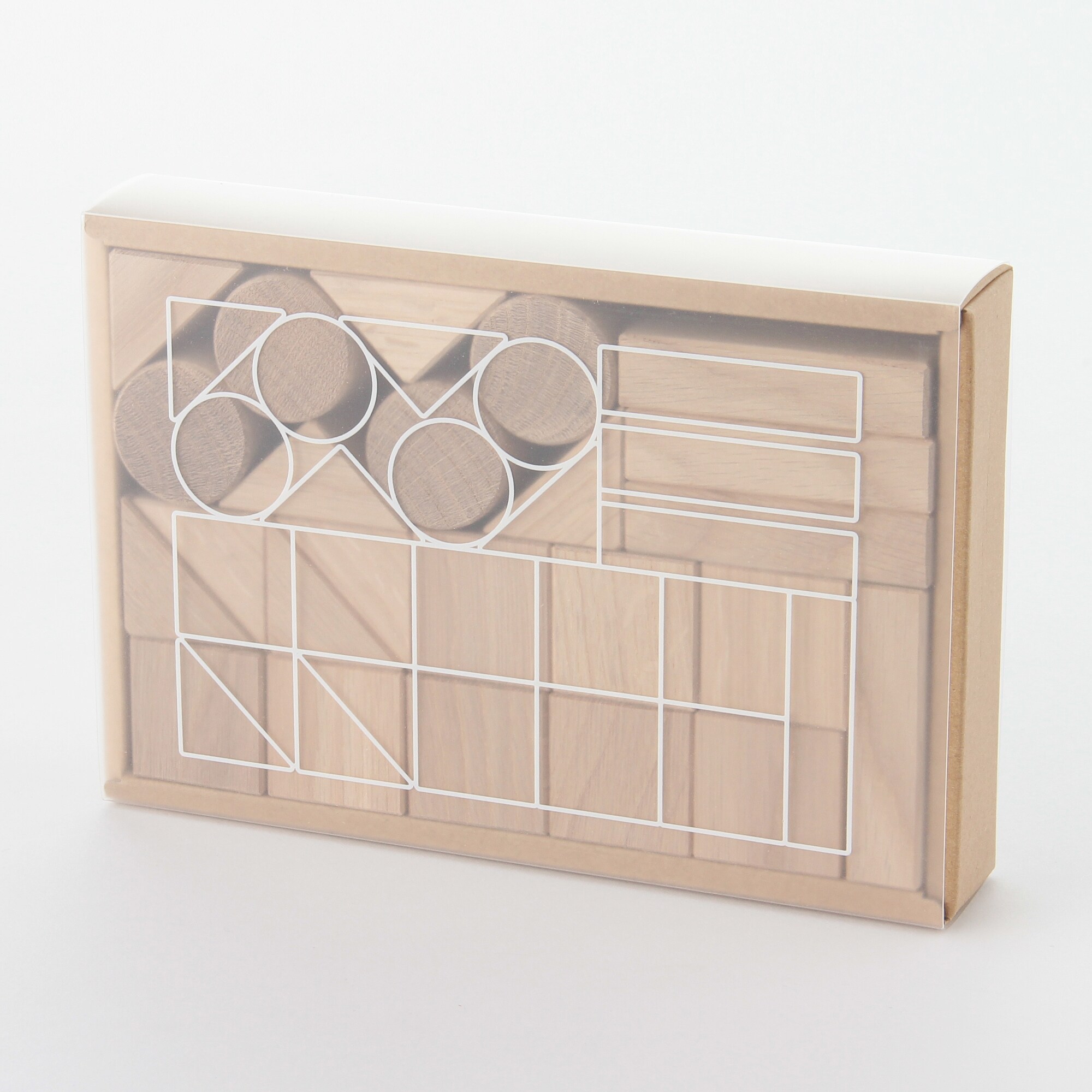 日本の木のおもちゃ　なら材のつみき　２４ピース・対象年齢１．５歳以上