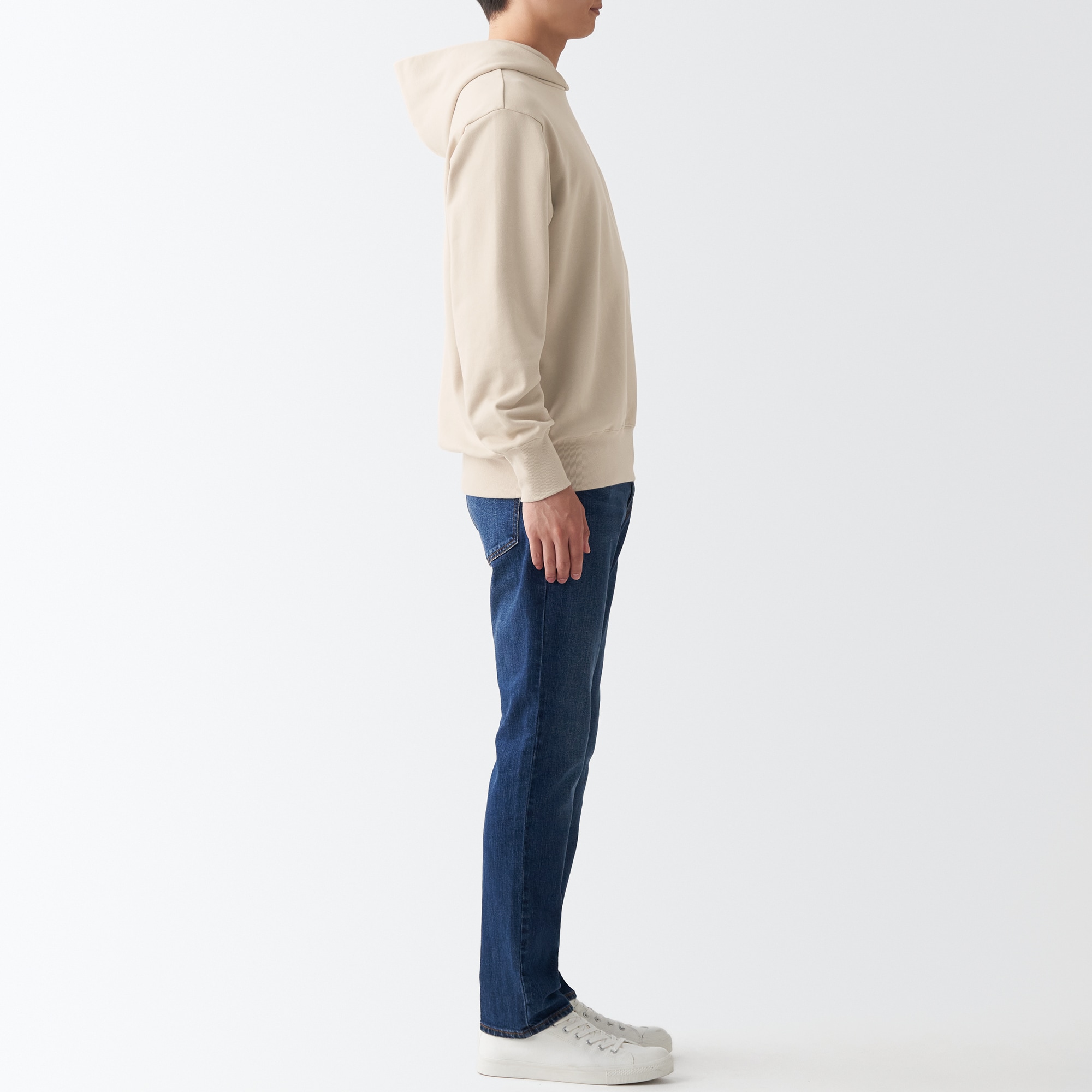 スウェットプルオーバーパーカー