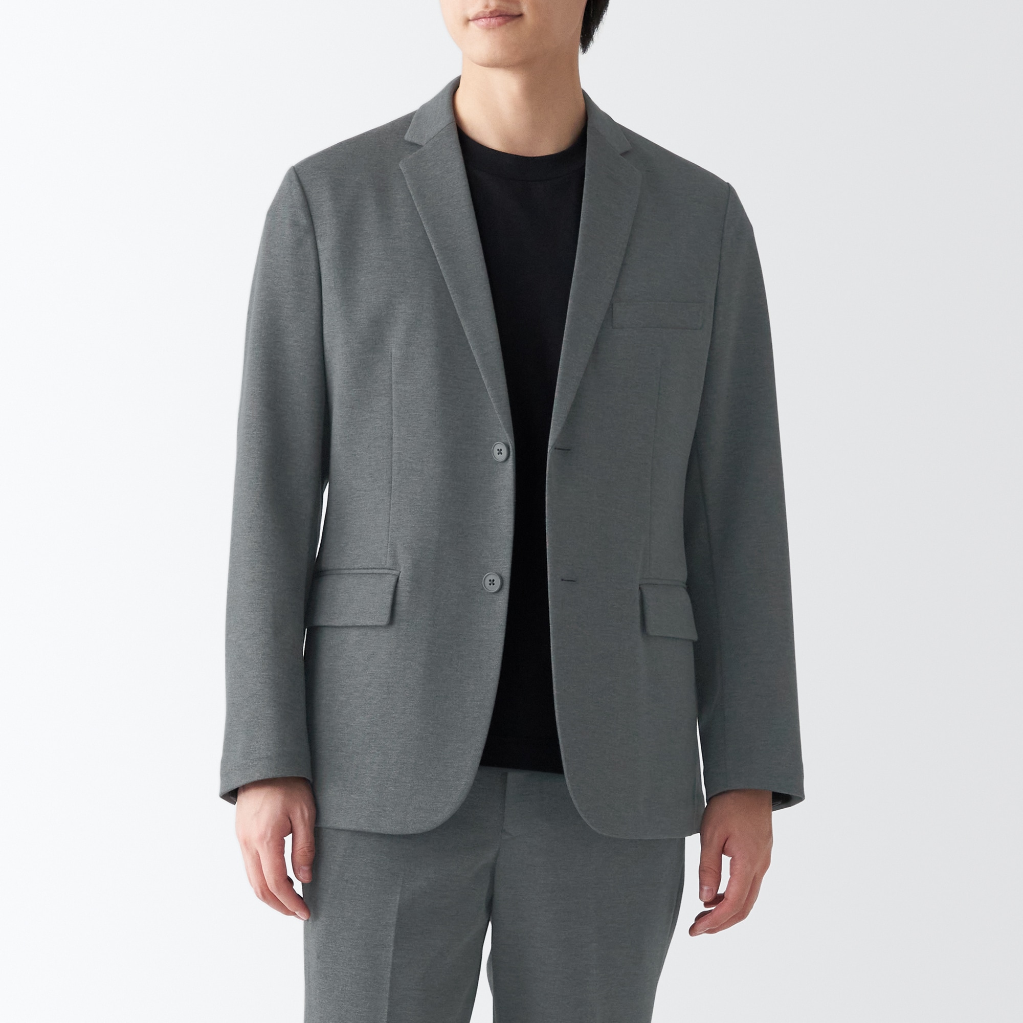 【セットアップ可能】ストレッチジャージージャケット