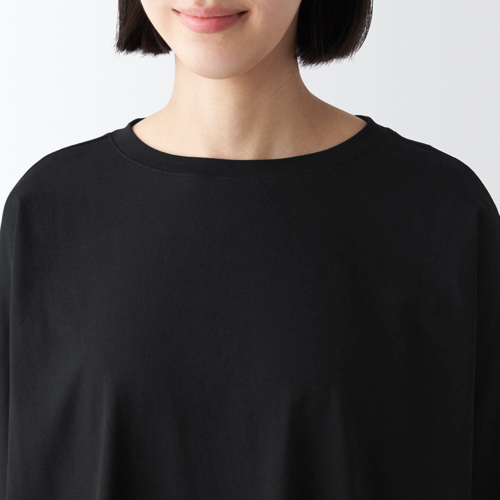 ＵＶカット天竺編み七分袖チュニック