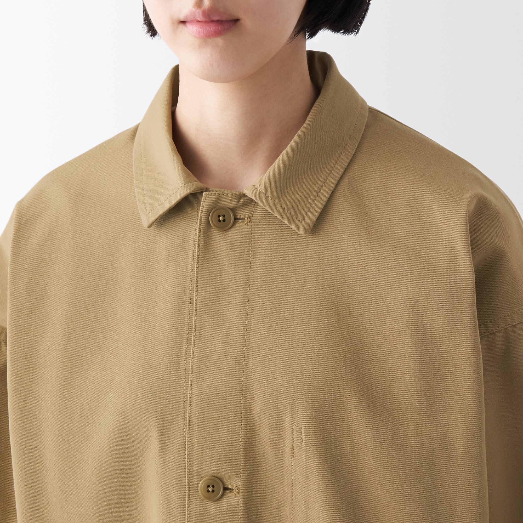 燃えにくい素材を使ったカバーオールジャケット（数量限定）