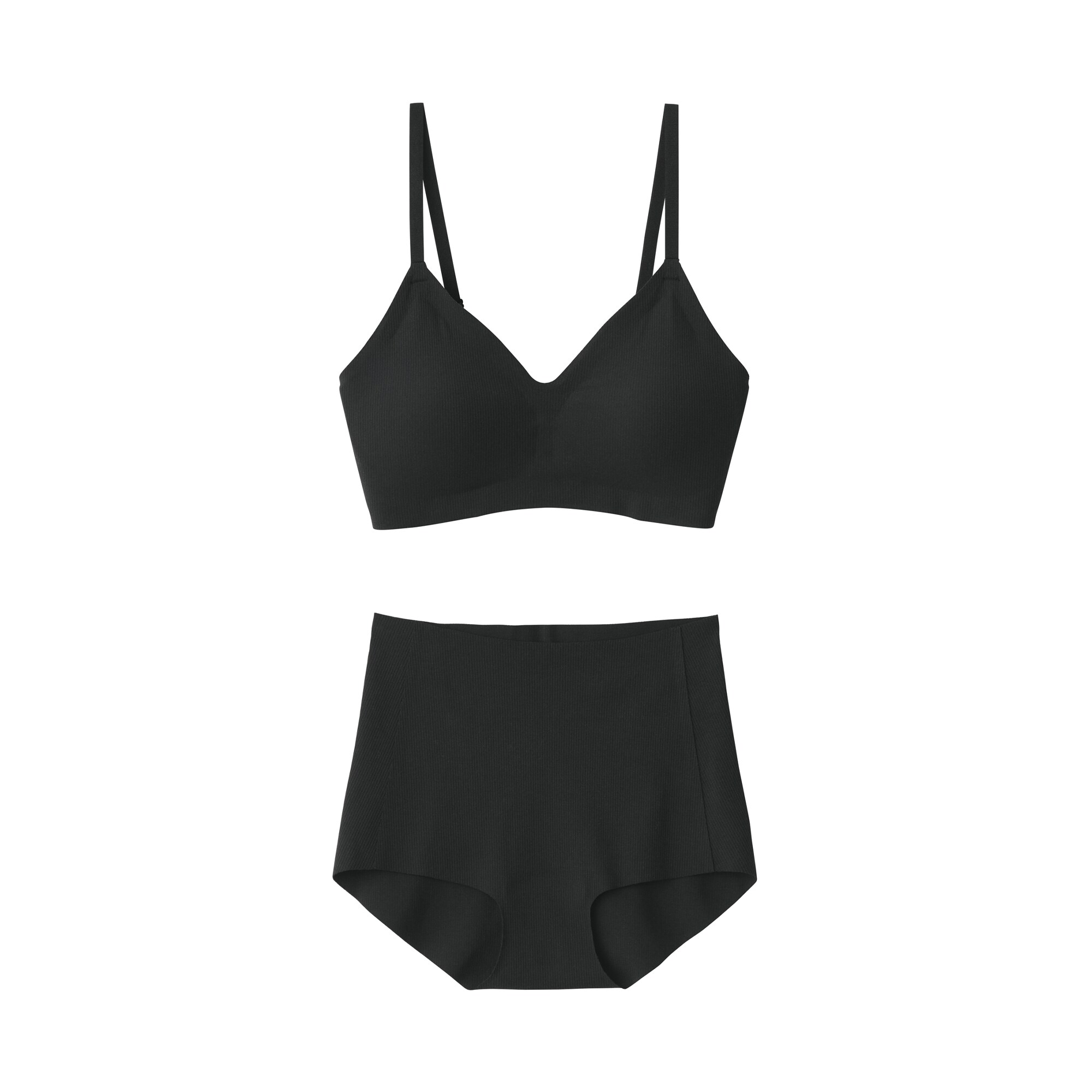 肌あたりがやさしいリブショーツ