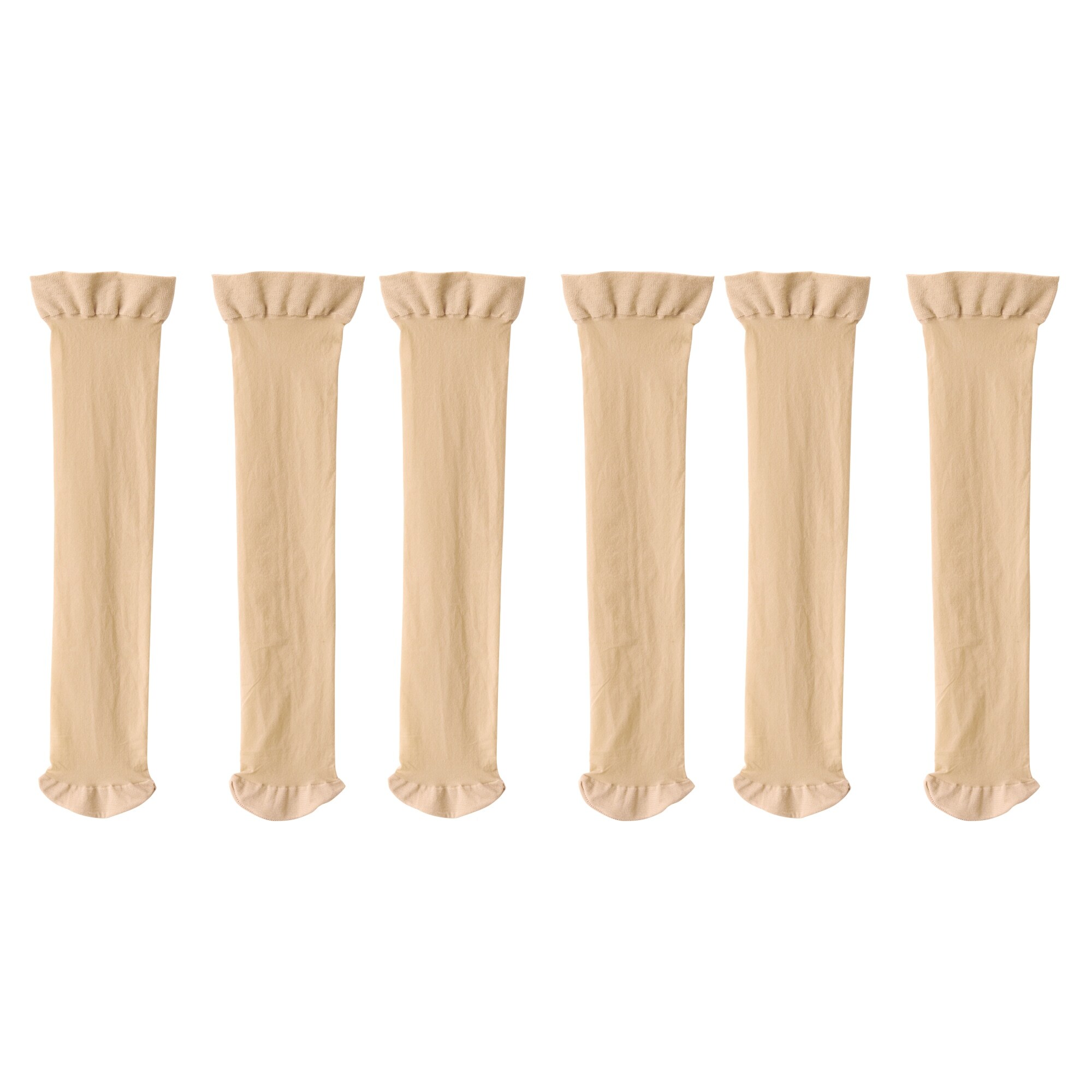 婦人　サポートタイプ・２０デニール　ひざ下丈ストッキング（３足組）