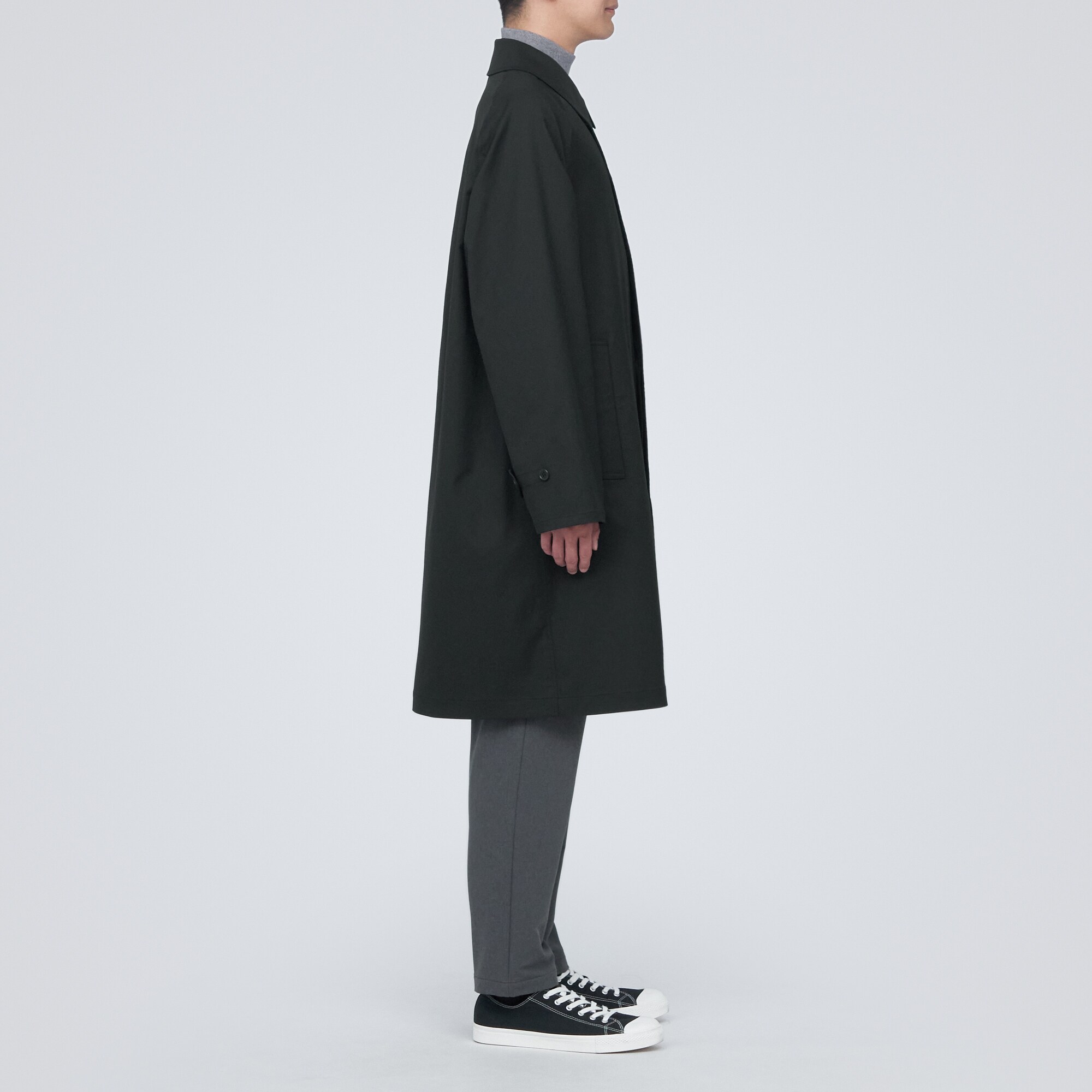 撥水ステンカラーコート