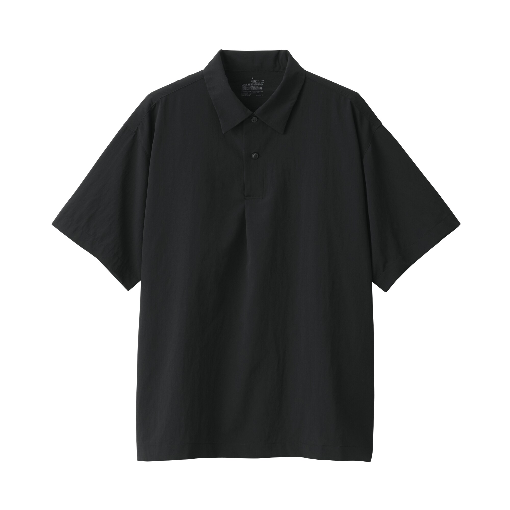 風を通すストレッチポロシャツ