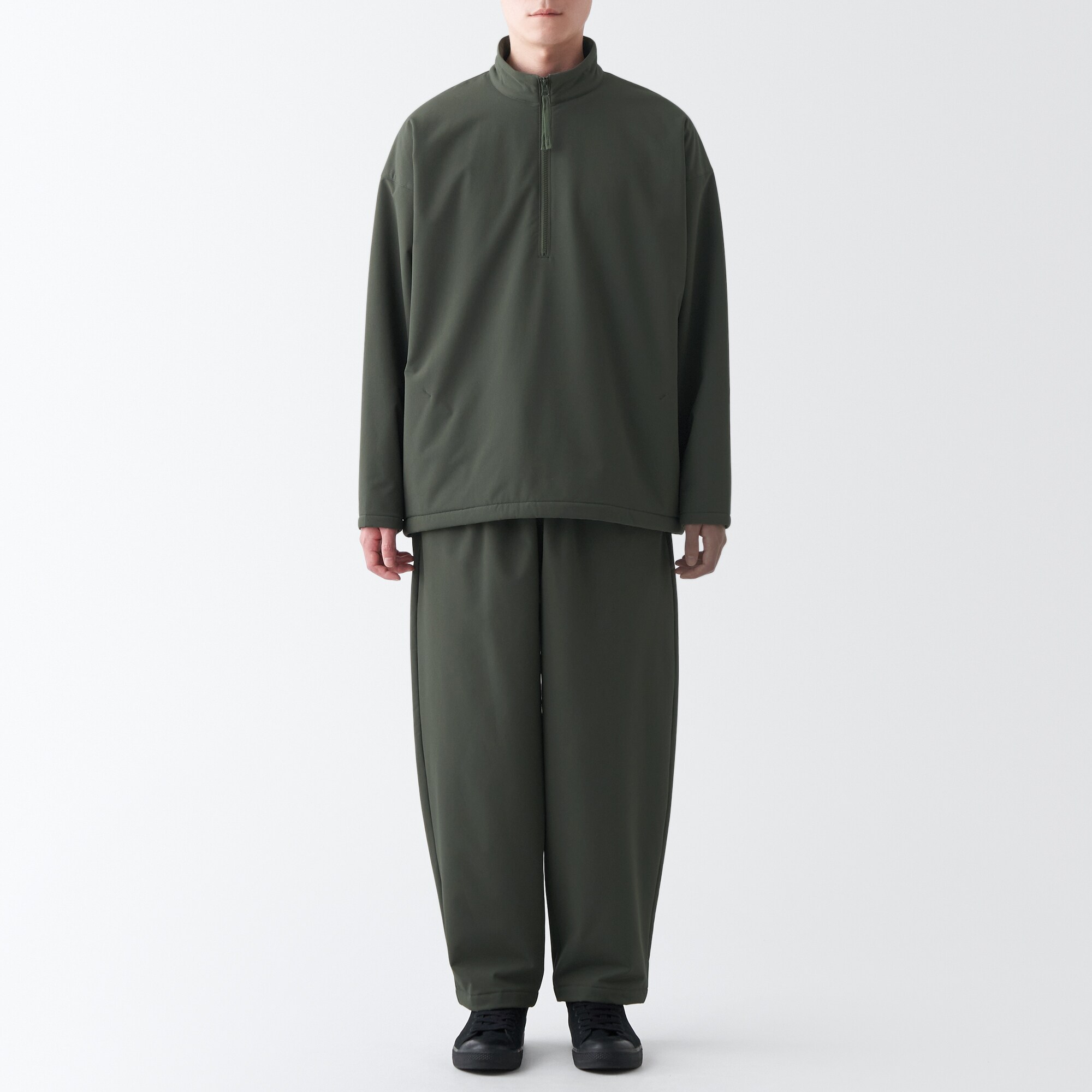 裏起毛ワイドパンツ