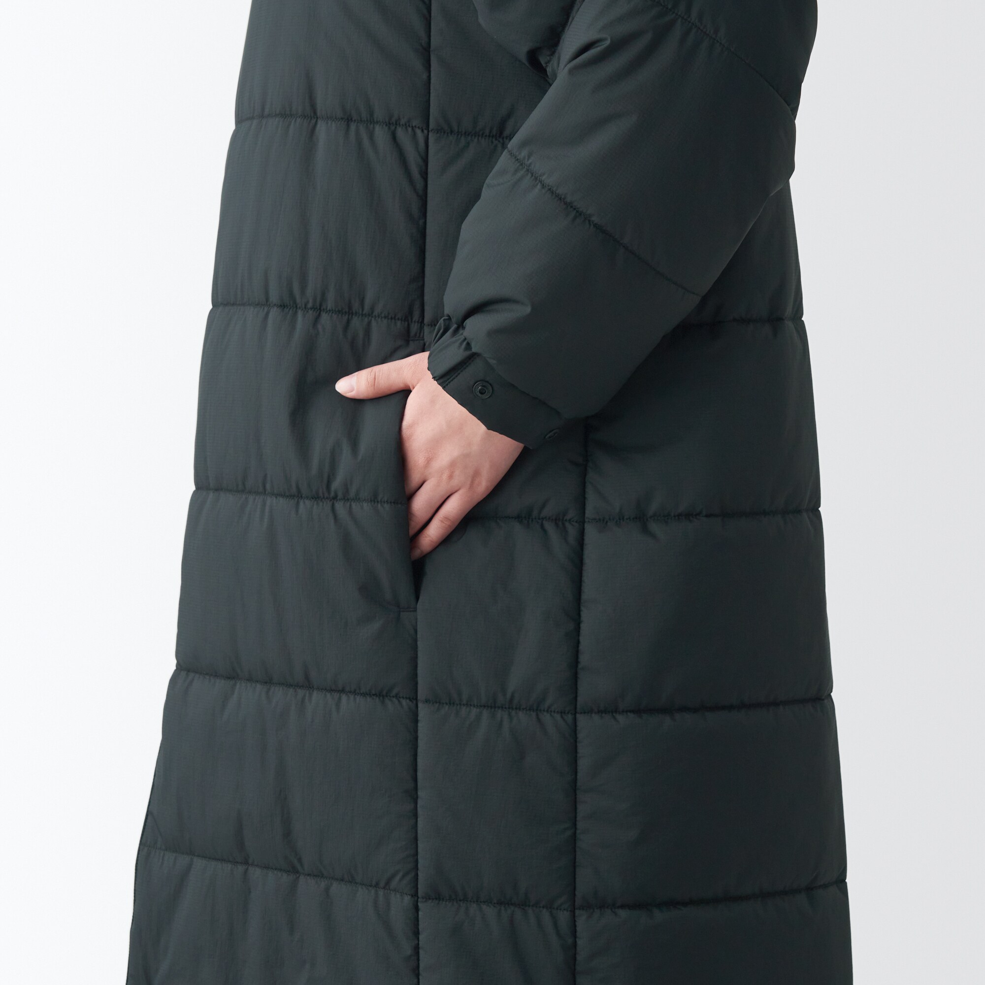 防風撥水中わたコート