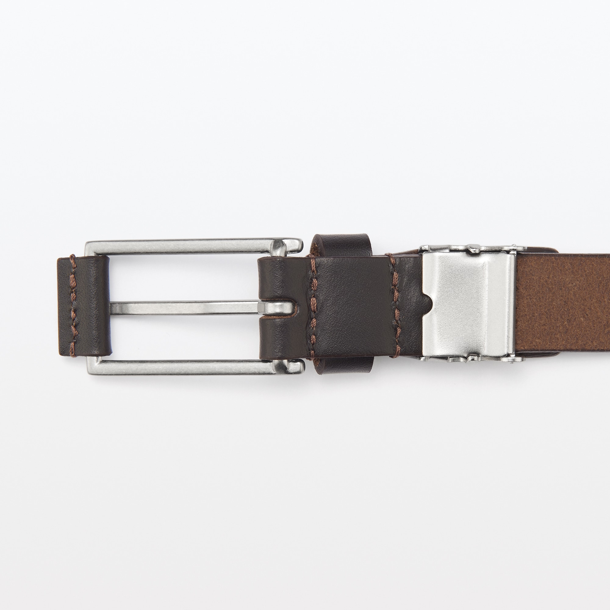 ヌメ革　長さを調節できる　細幅ベルト