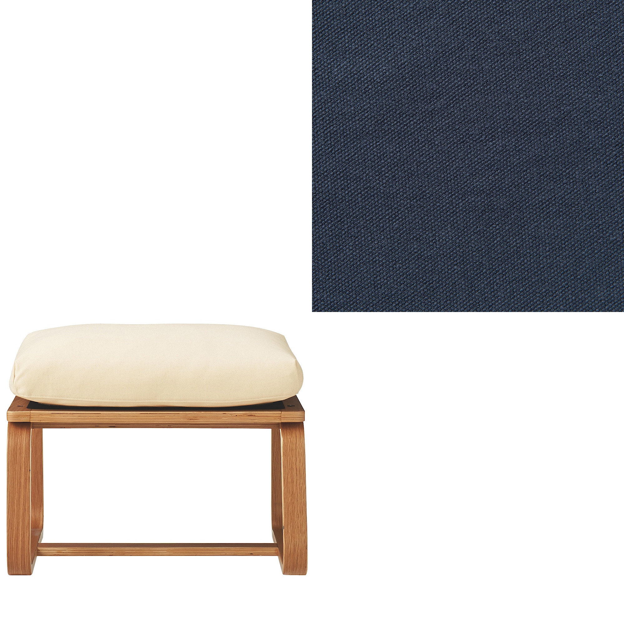 【カバー】洗いざらしの綿帆布リビングでもダイニングでもつかえるベンチ・２用カバー