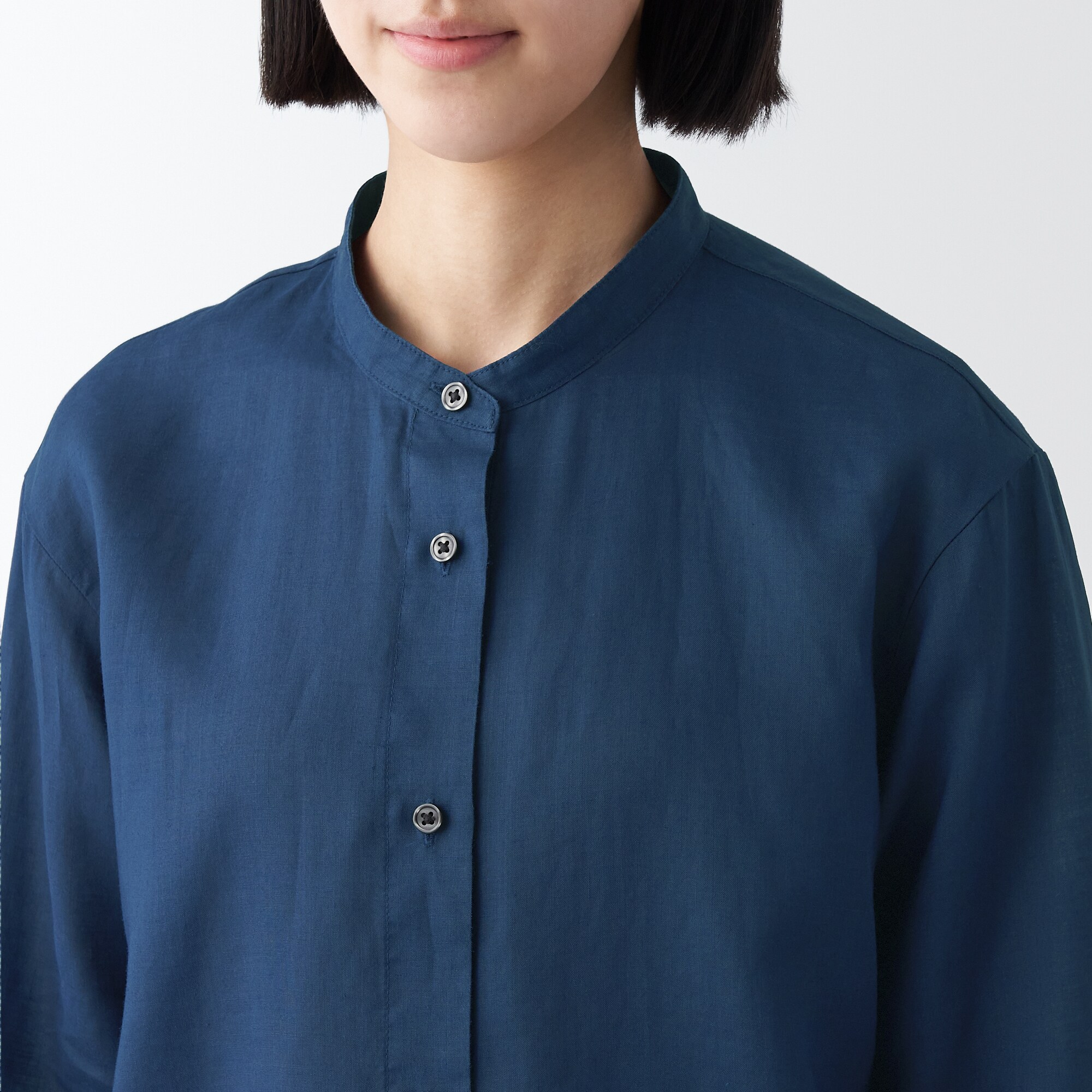 細番手ラミーブラウス（婦人）