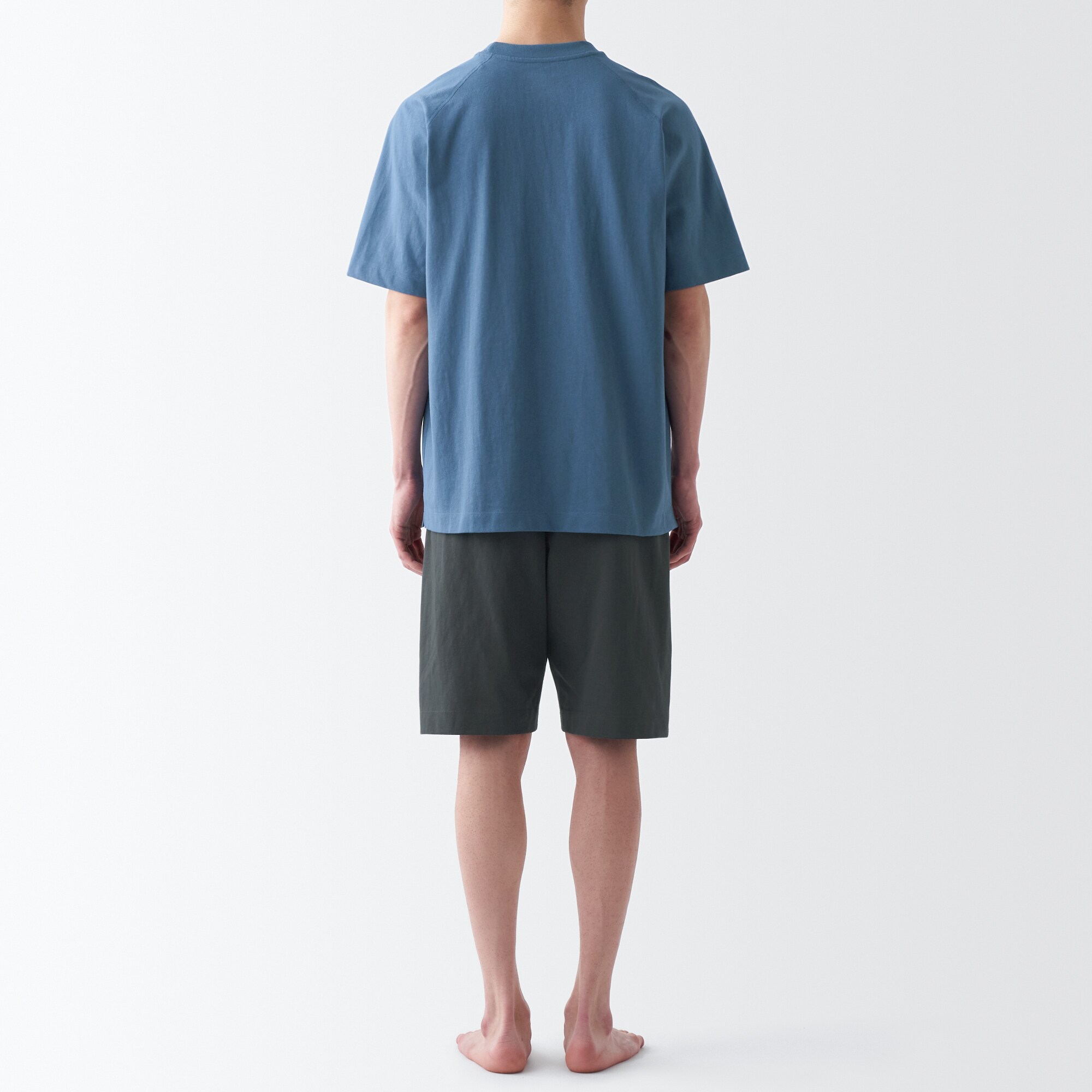 太番手天竺編み　半袖ルームウエアセット