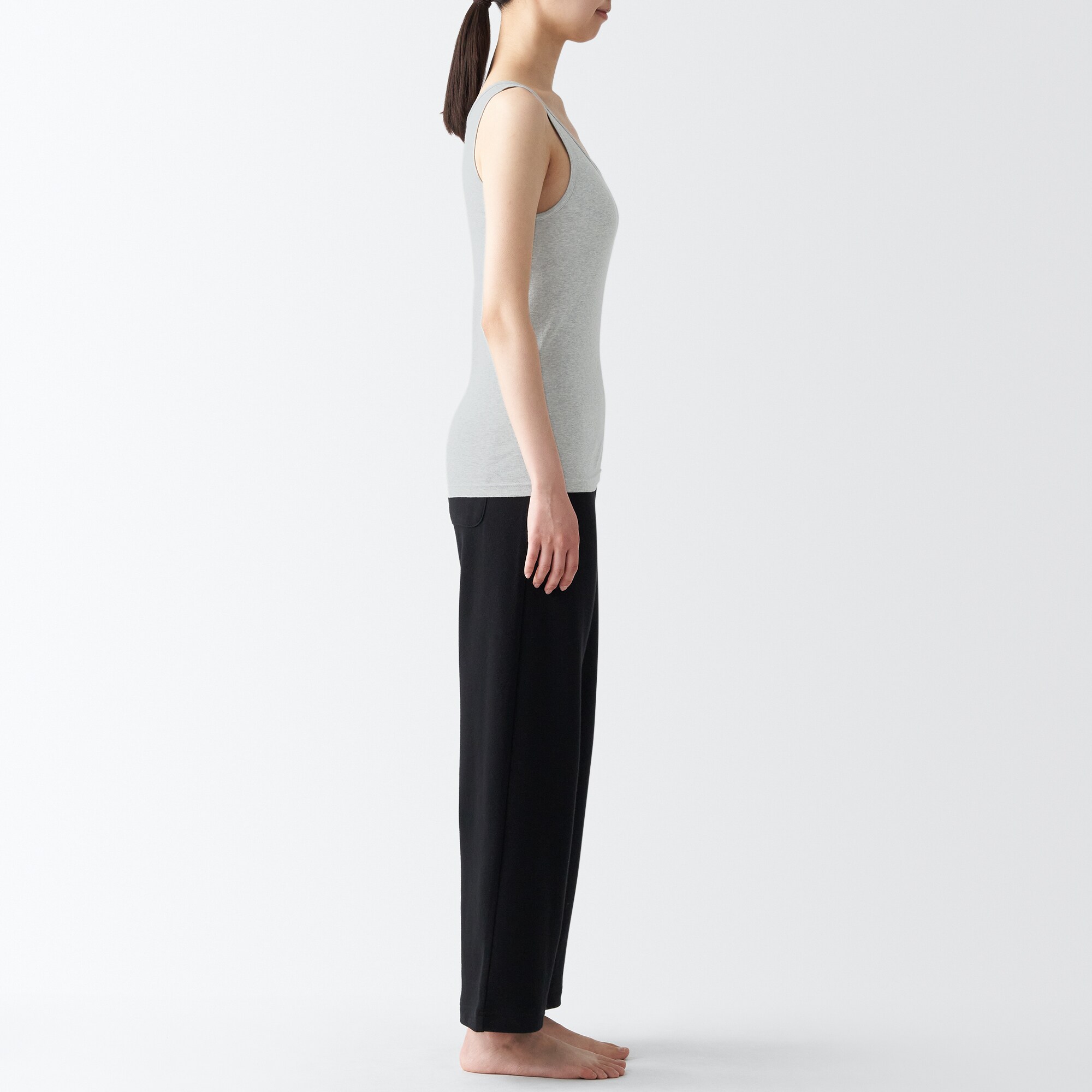 フライス編みタンクトップ