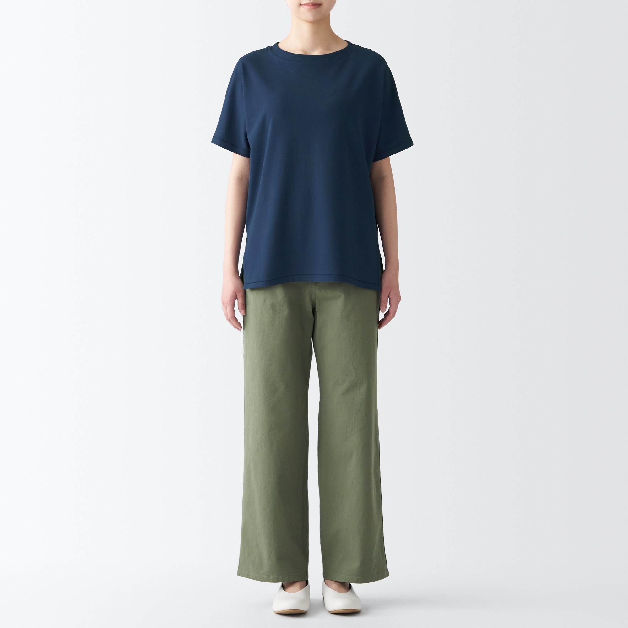 和紙混天竺編みプルオーバー（婦人）