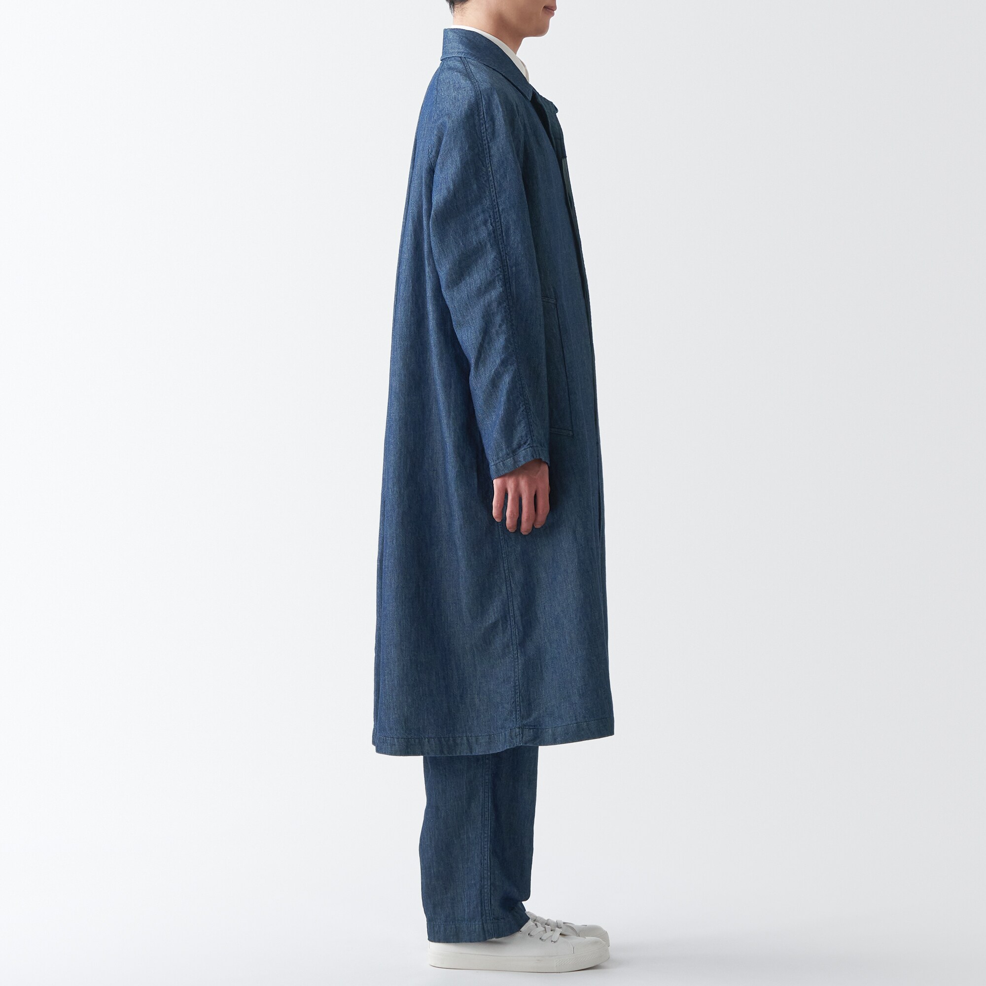 ラミーコットンデニムコート（紳士）