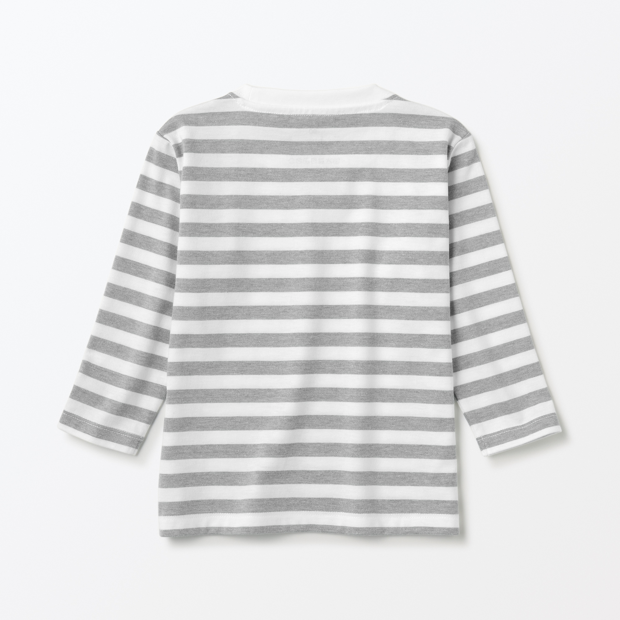 あたまするっとクルーネック長袖Ｔシャツ（ボーダー）（ベビー）