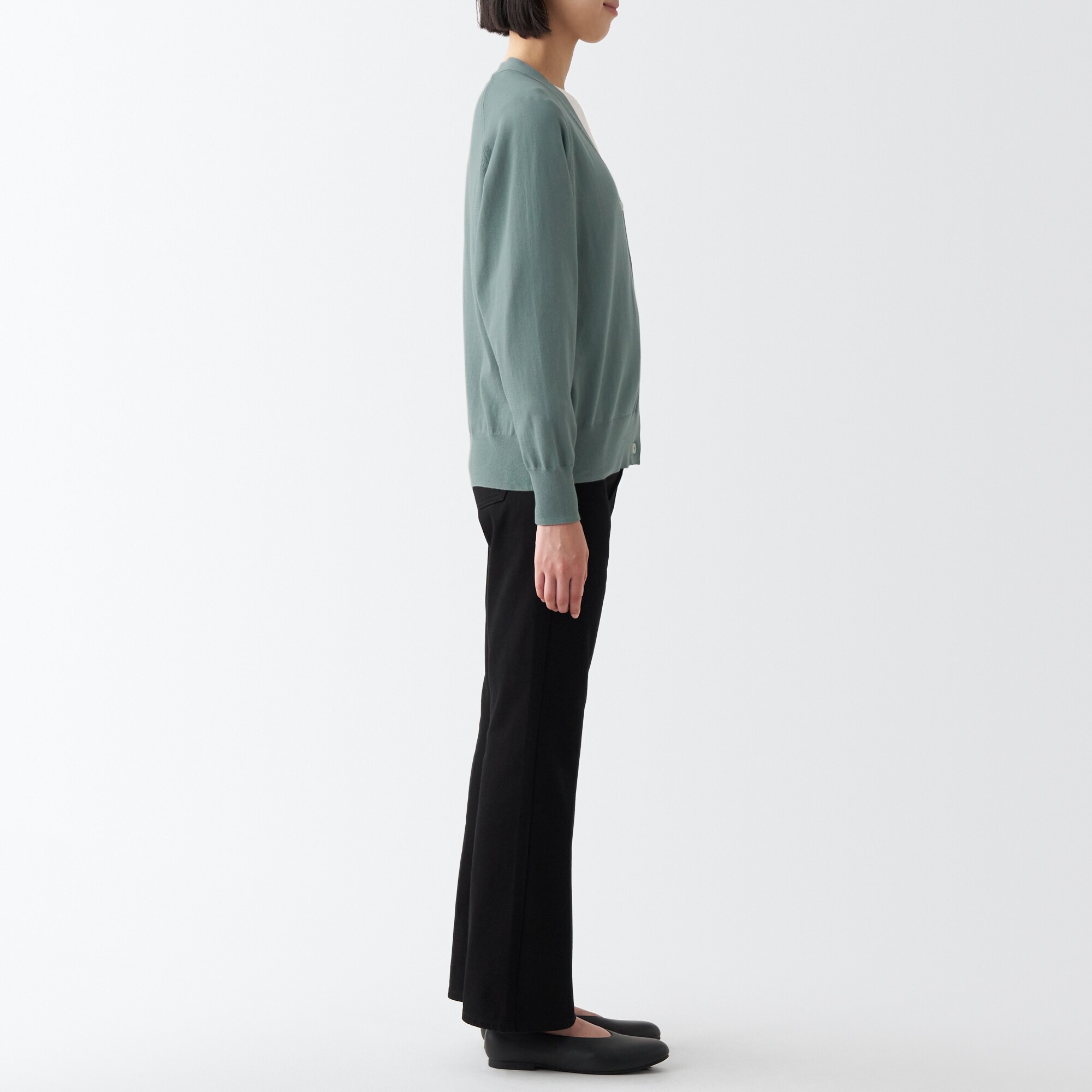 ＵＶカット強撚Ｖネックワイドカーディガン