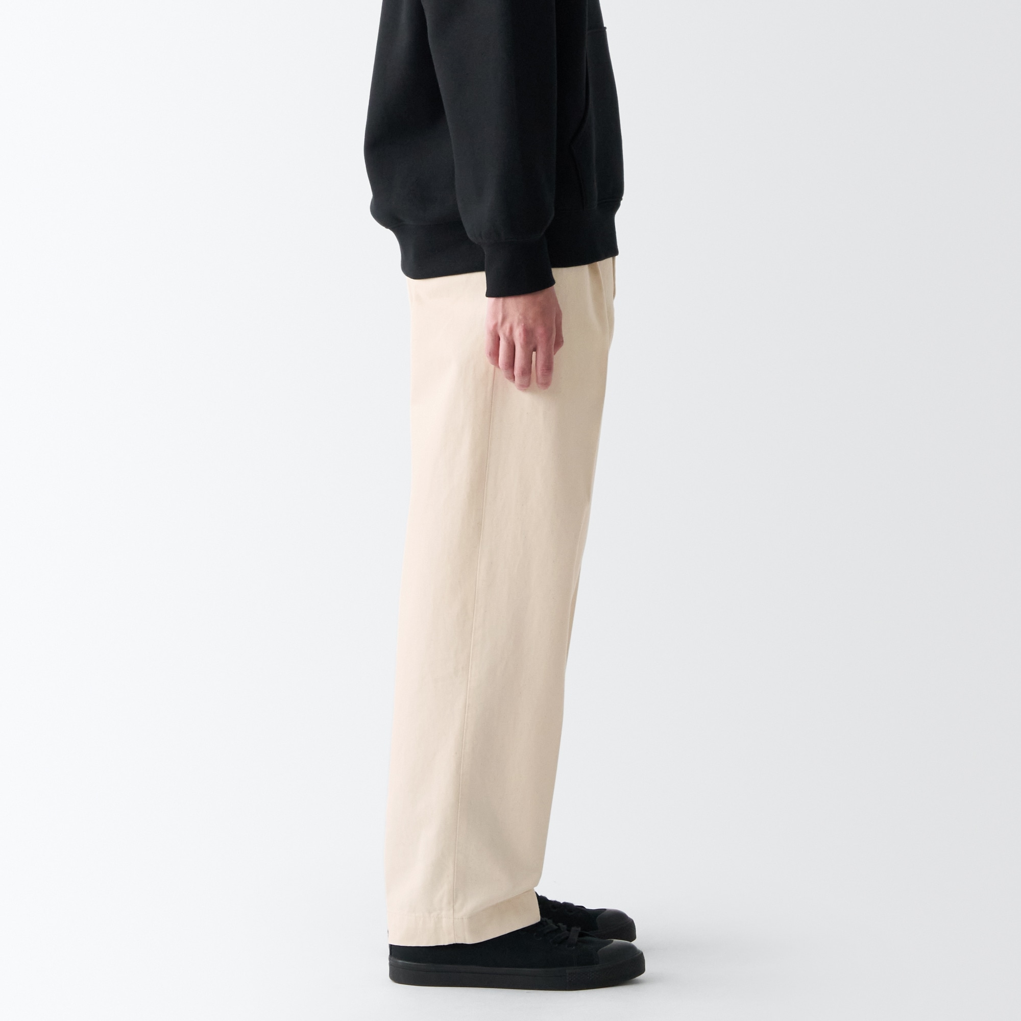 【ワイド】チノタックワイドパンツ