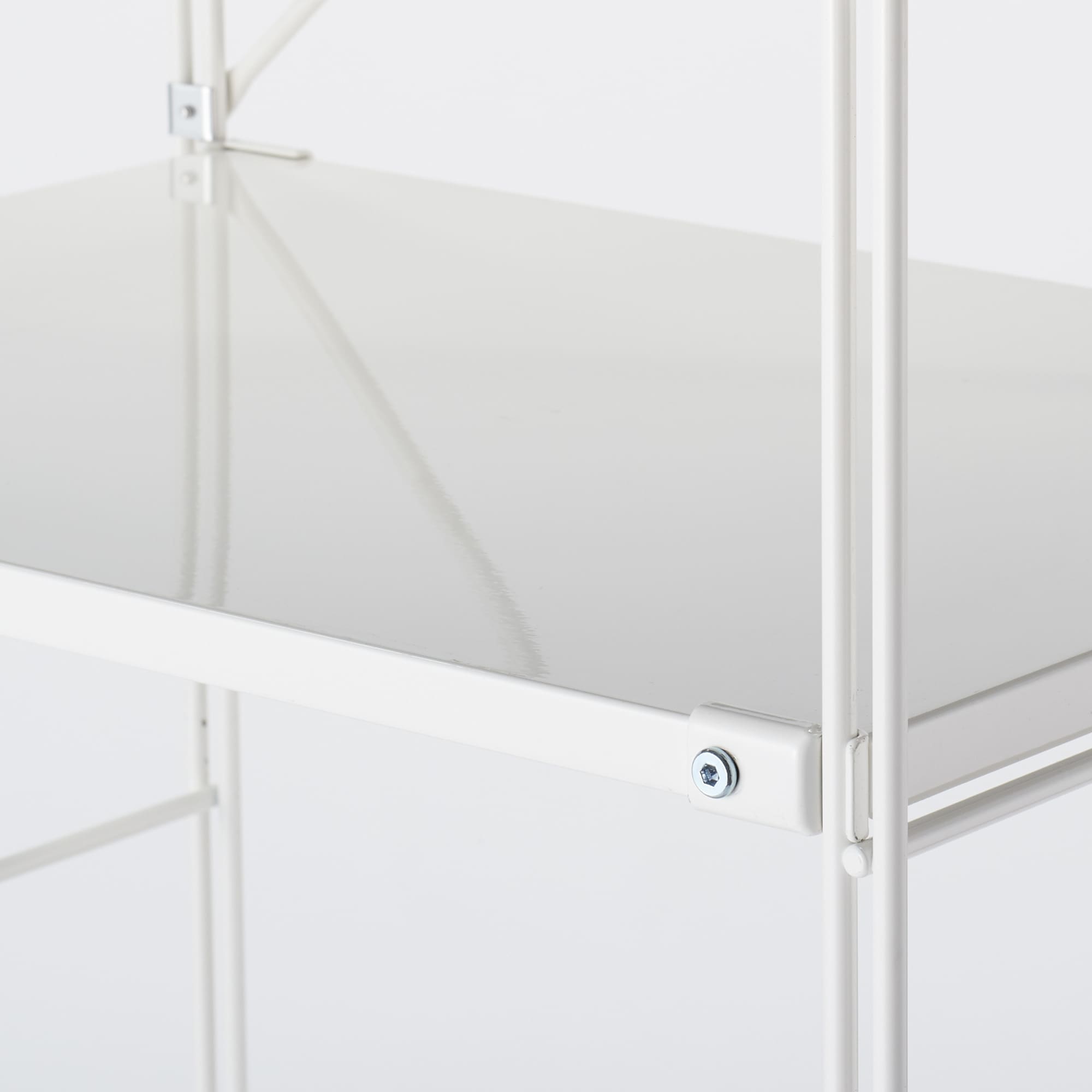 スチールユニットシェルフ・スチール棚セット・大・ライトグレー