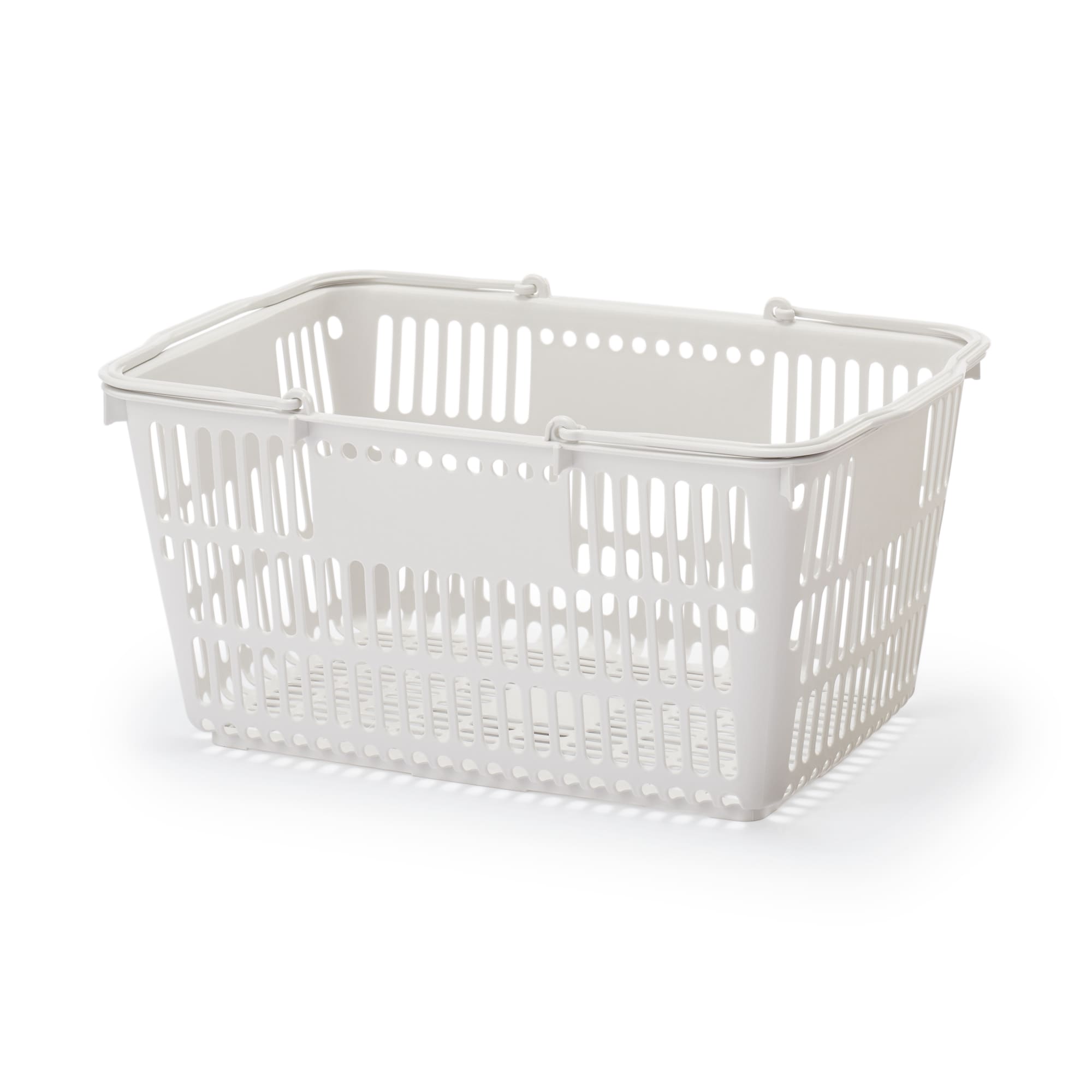 ポリプロピレン　買い物かご　約幅５２×奥行３６×高さ２５．５ｃｍ