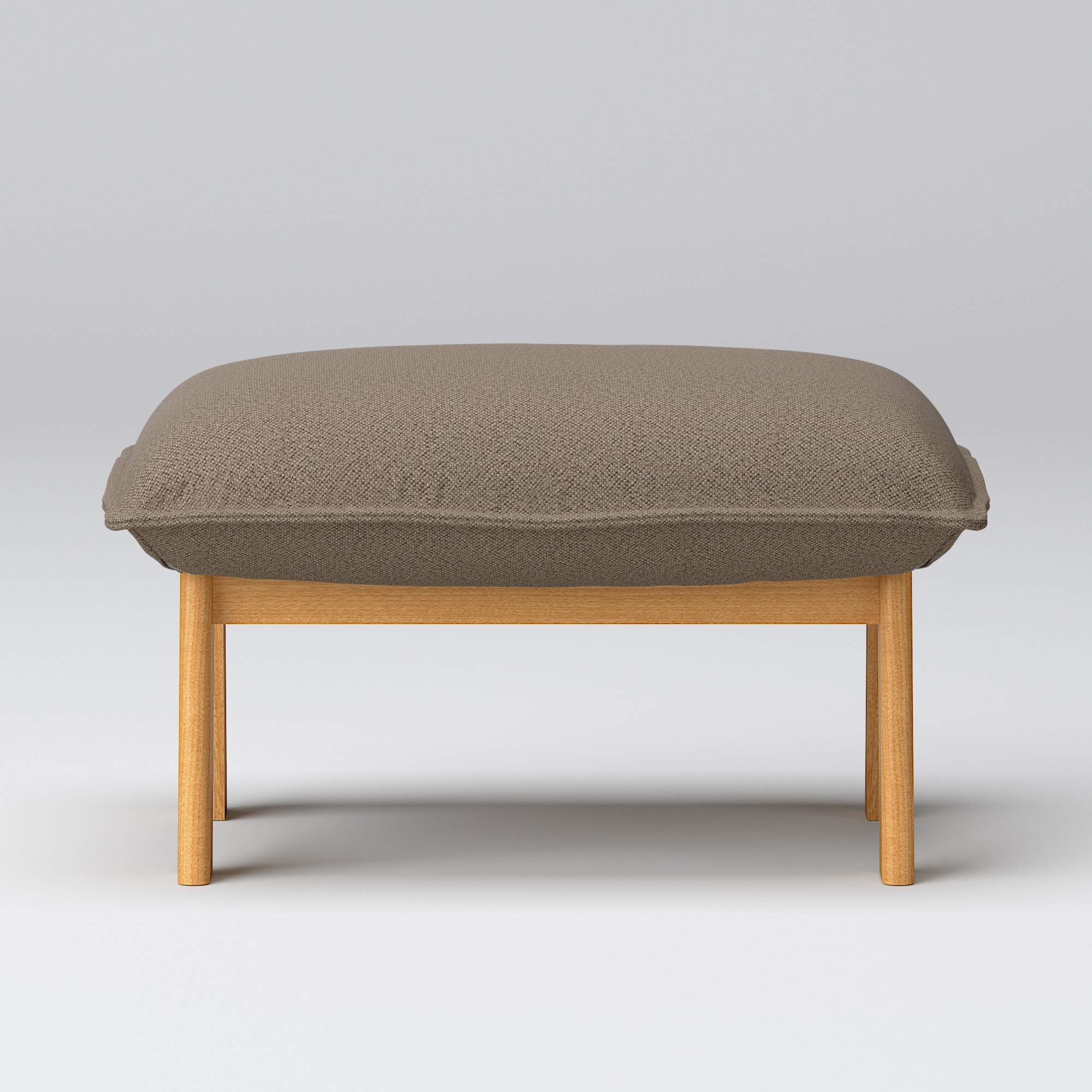 【カバー】綿太番手ハイバックリクライニングソファ・オットマン用カバー／ブラウン