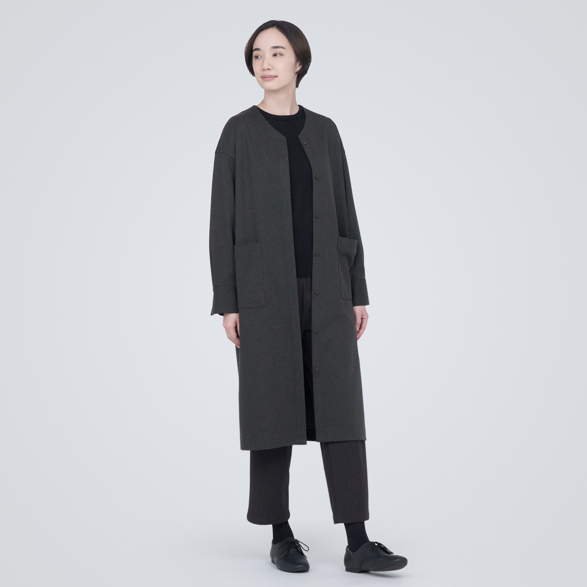 ストレッチ起毛ワンピース