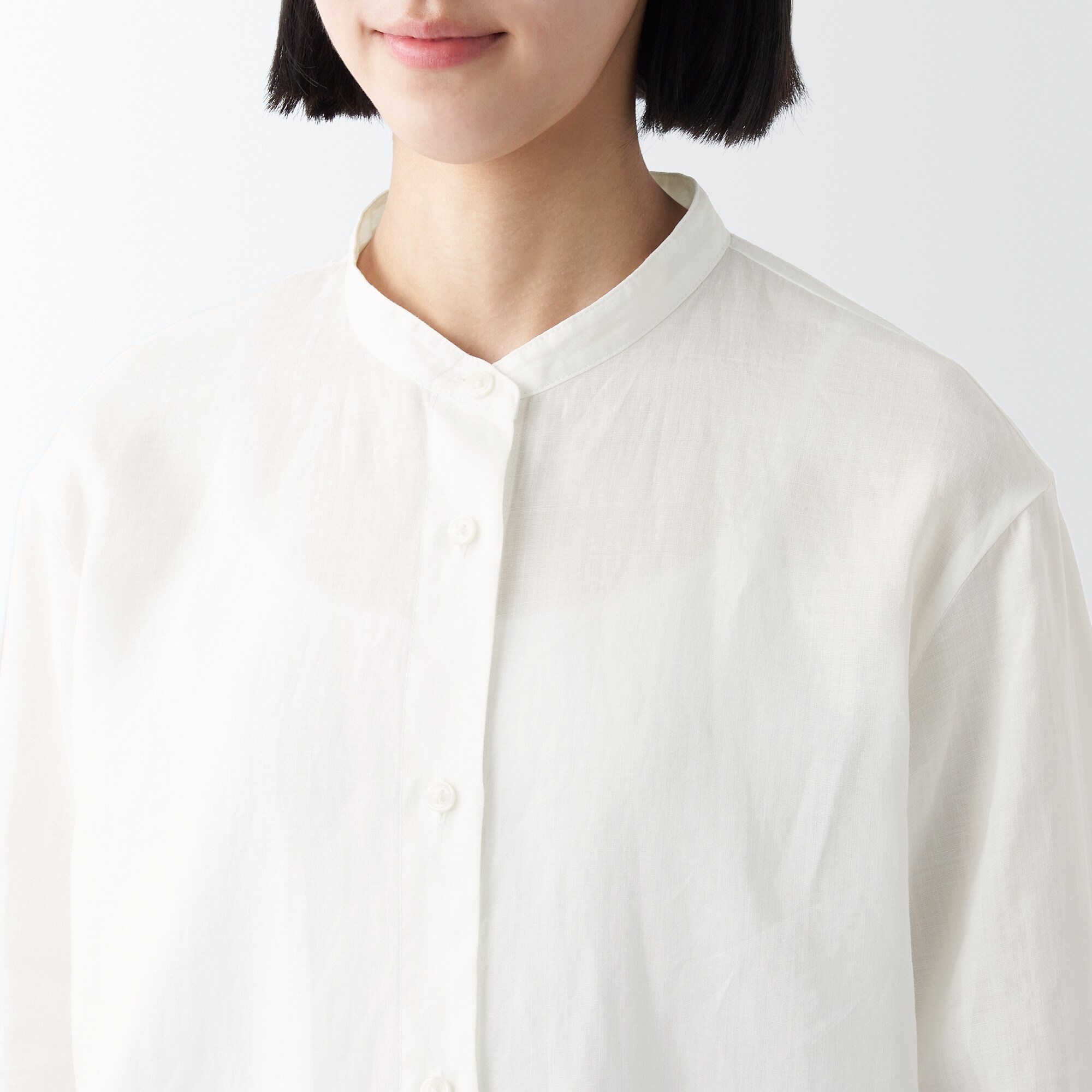 細番手ラミーブラウス（婦人）