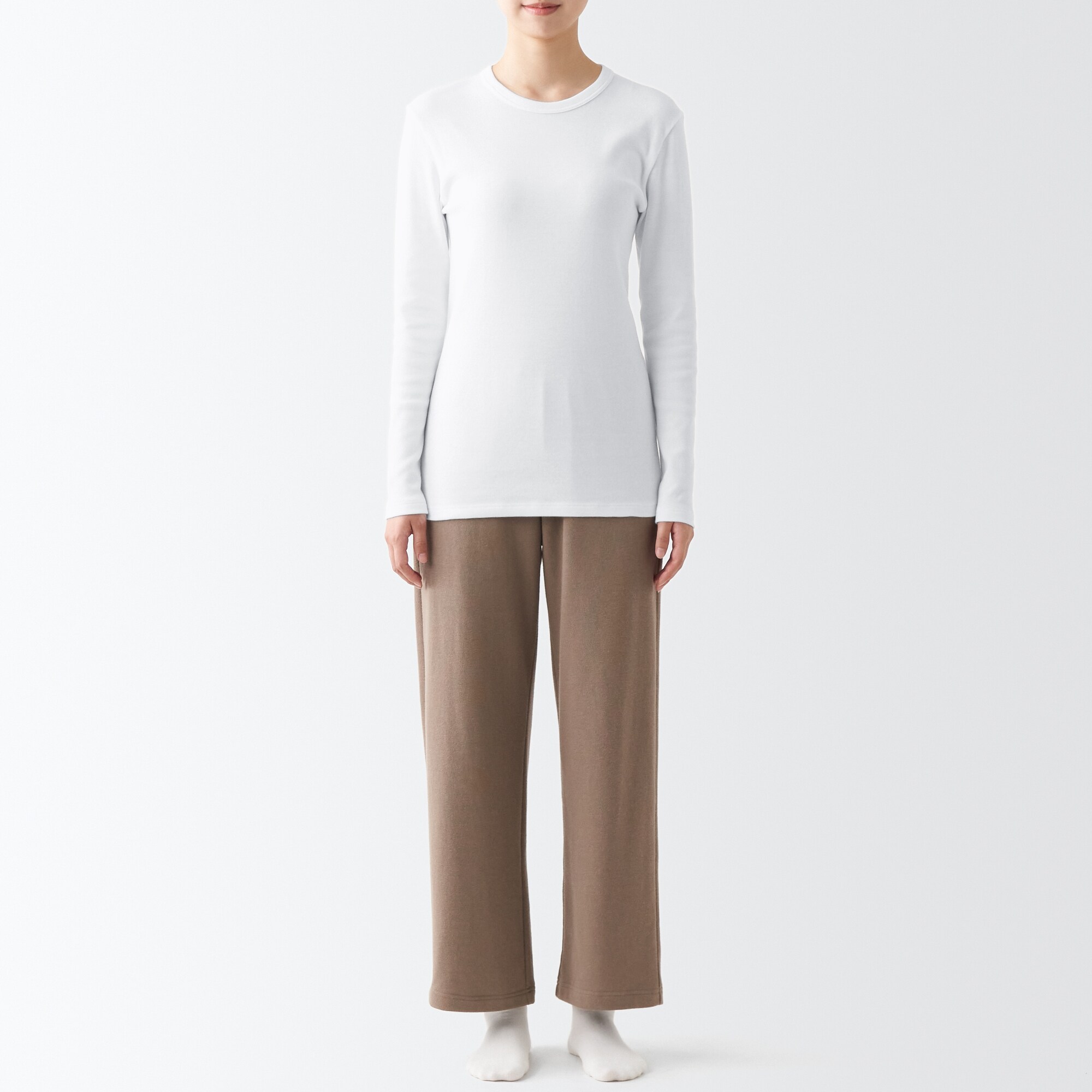 あったか綿　厚手　長袖Ｔシャツ