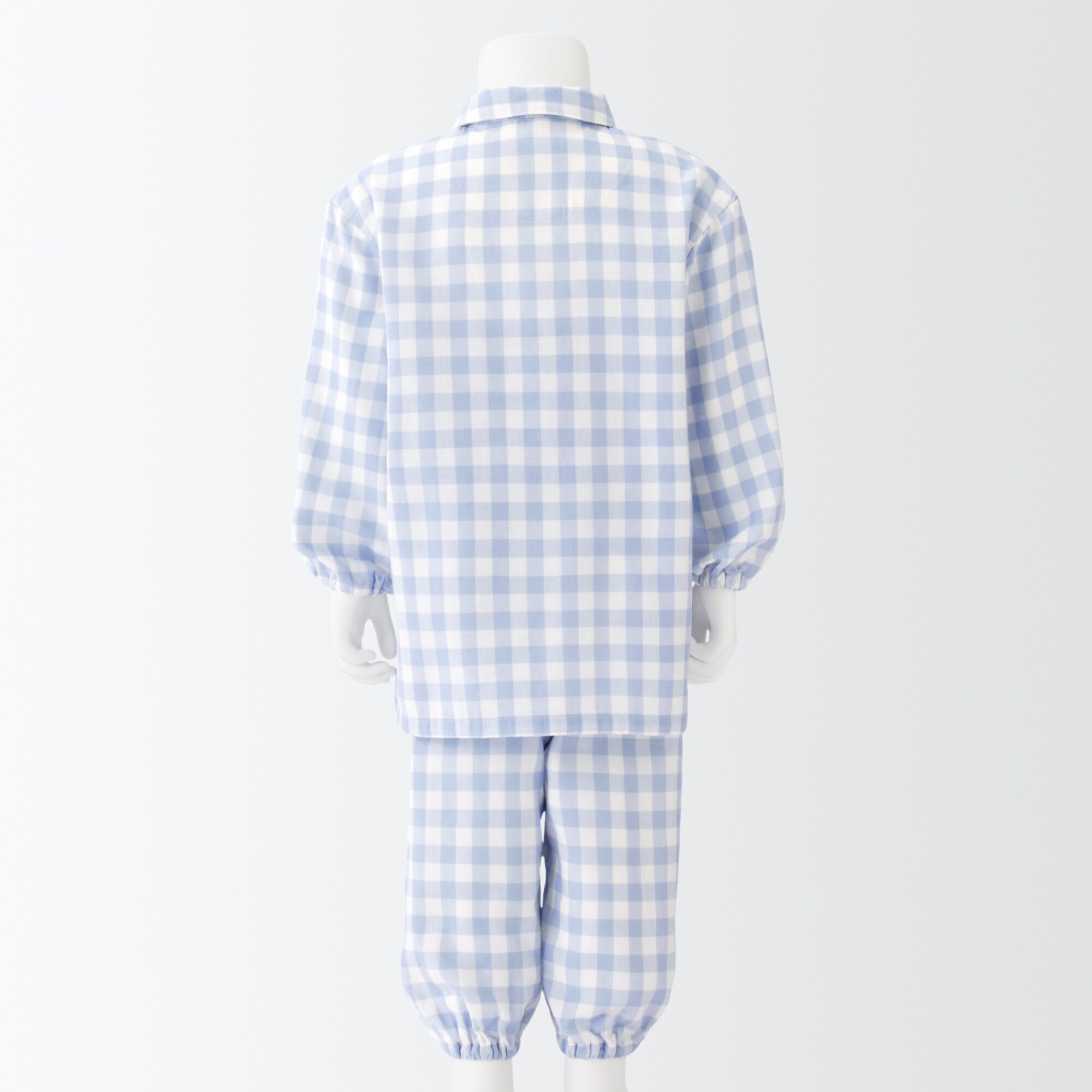 脇に縫い目のない　二重ガーゼお着替えパジャマ（ベビー）