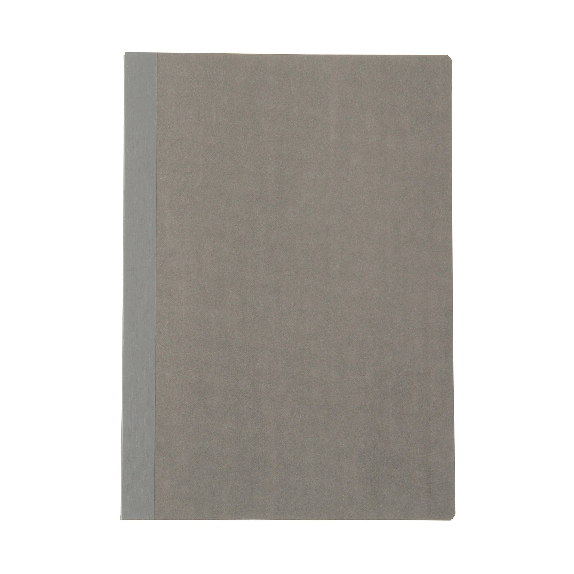 【Ａ５】上質紙　フラットに開くノート　横罫縦ドット・８０枚・ライトグレー