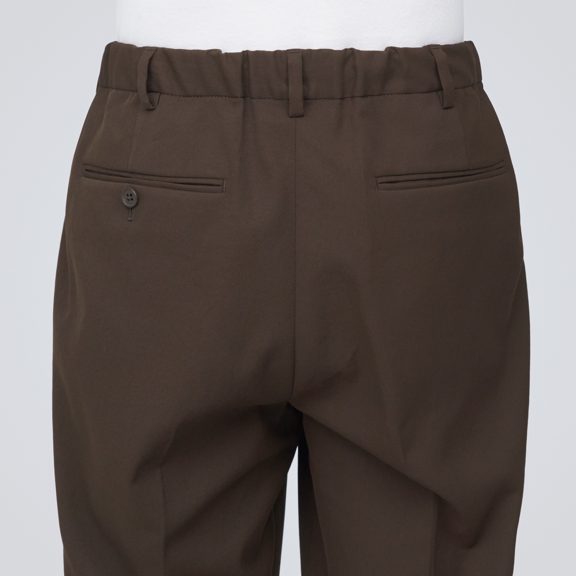 【セットアップ可能】撥水ストレッチノータックパンツ