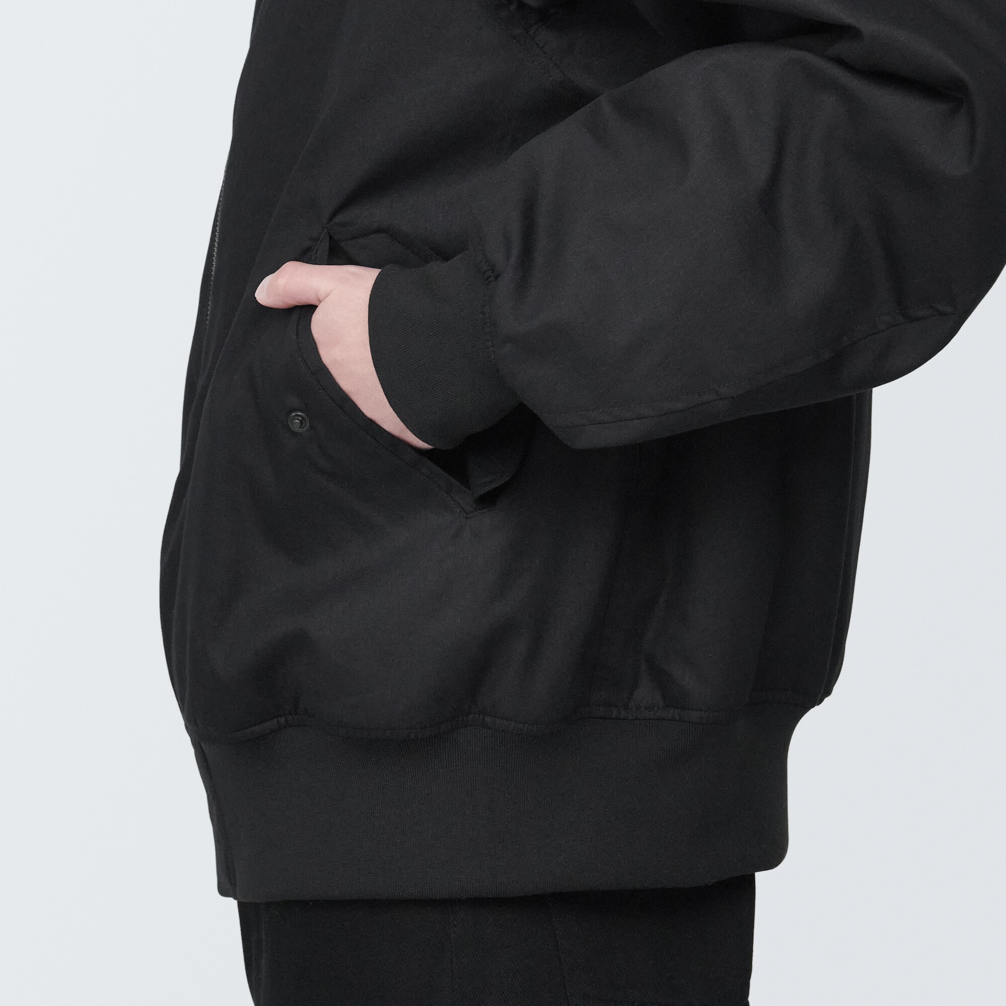 紳士　木の実から作ったカポック混中わた　ブルゾン