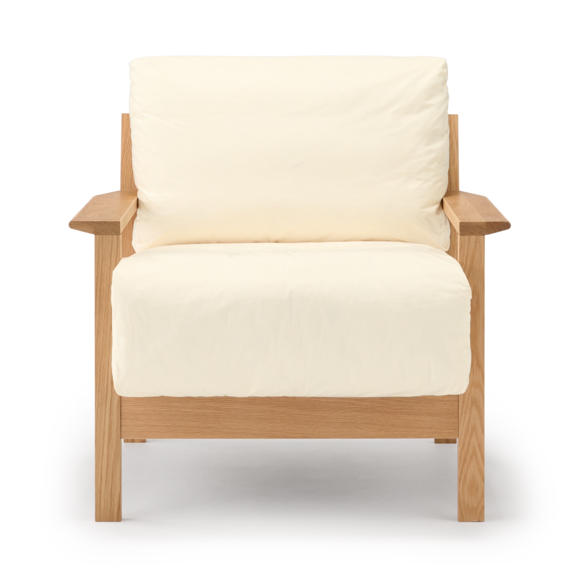 ソファ本体木製フレーム　フェザーポケットコイル１シーター（カバー別売り）