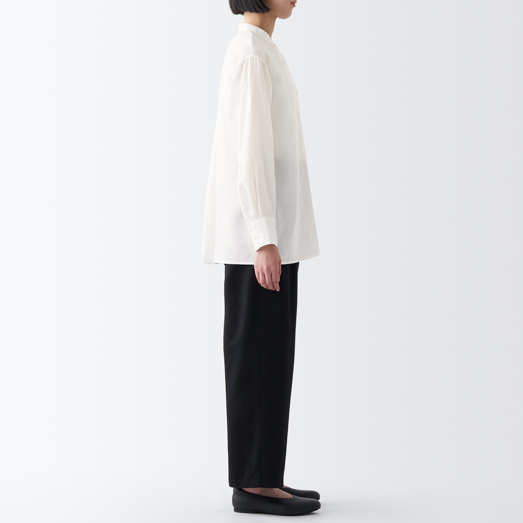 細番手ラミーブラウス（婦人）