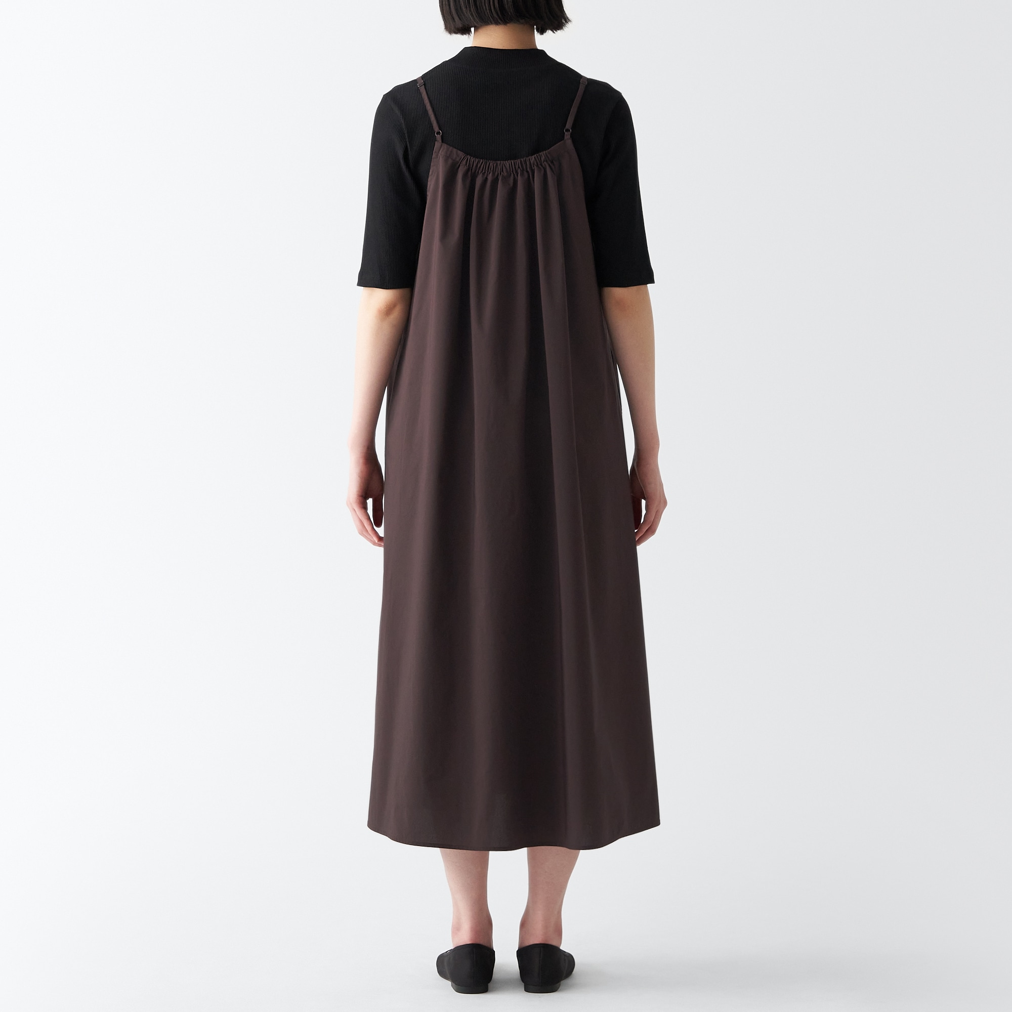 乾きやすいブロードキャミソールワンピース