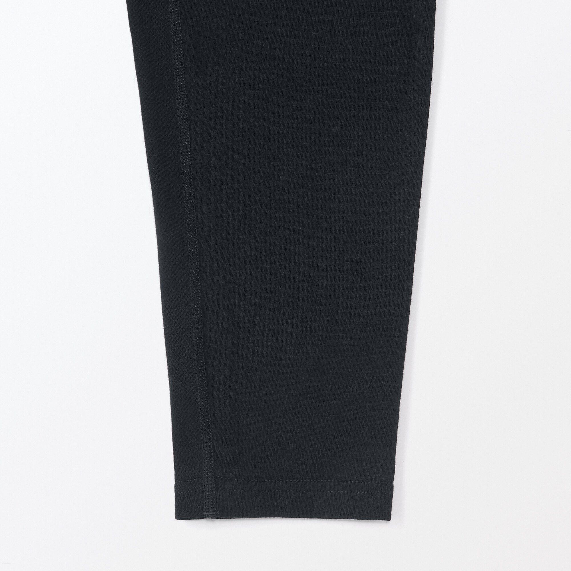 ストレッチ天竺編み　七分丈レギンス