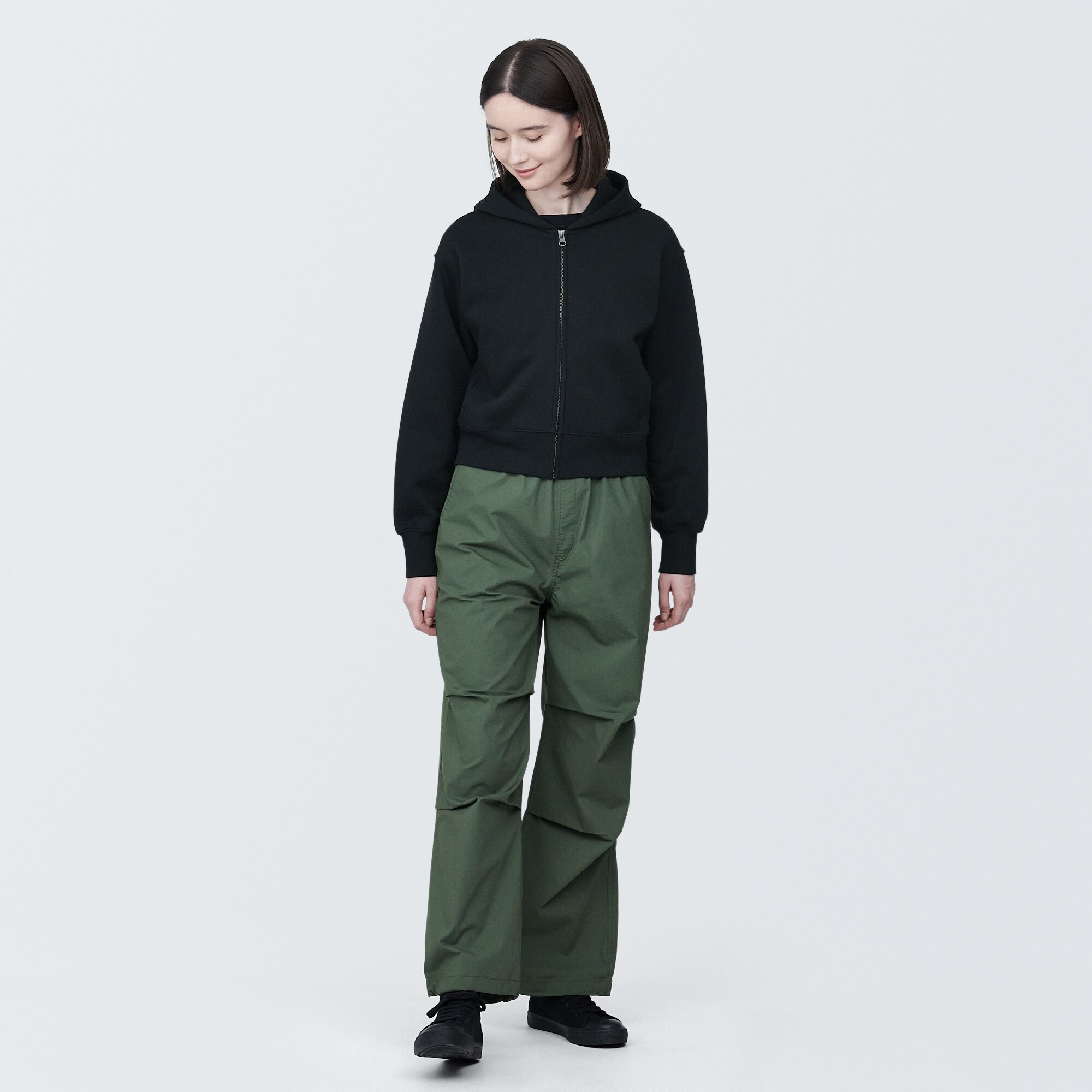 婦人　スウェットフルジップパーカ