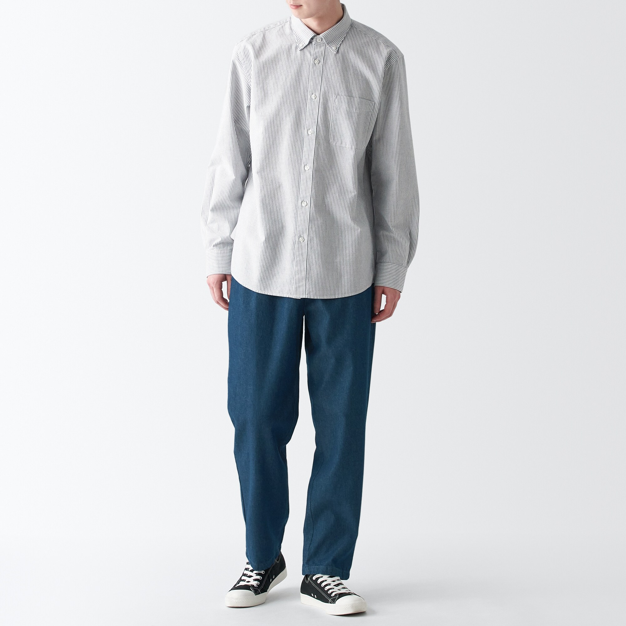 デニムイージーパンツ