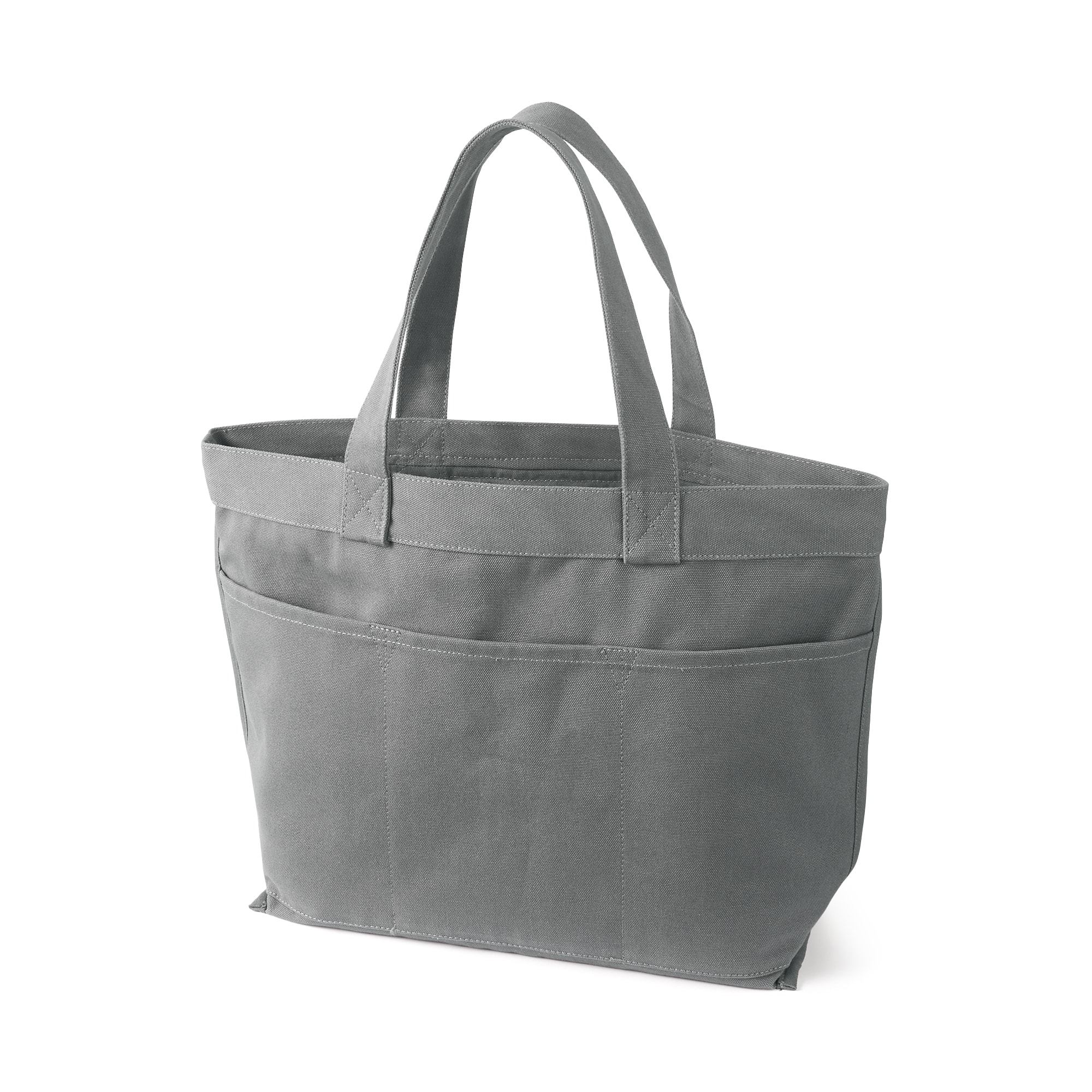 帆布　横型トートバッグ