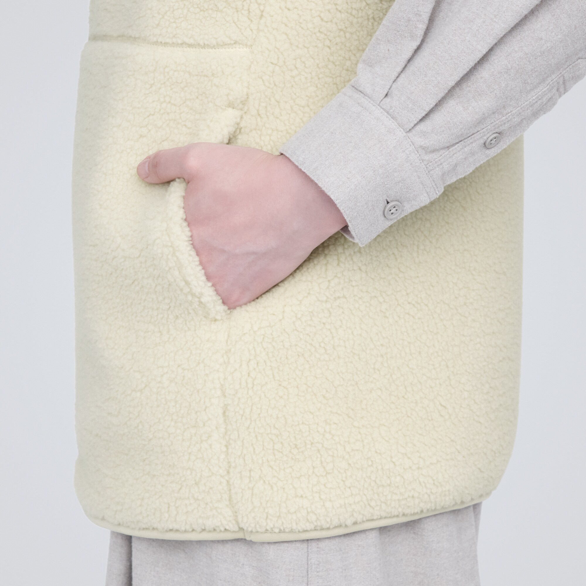 ボアフリースベスト